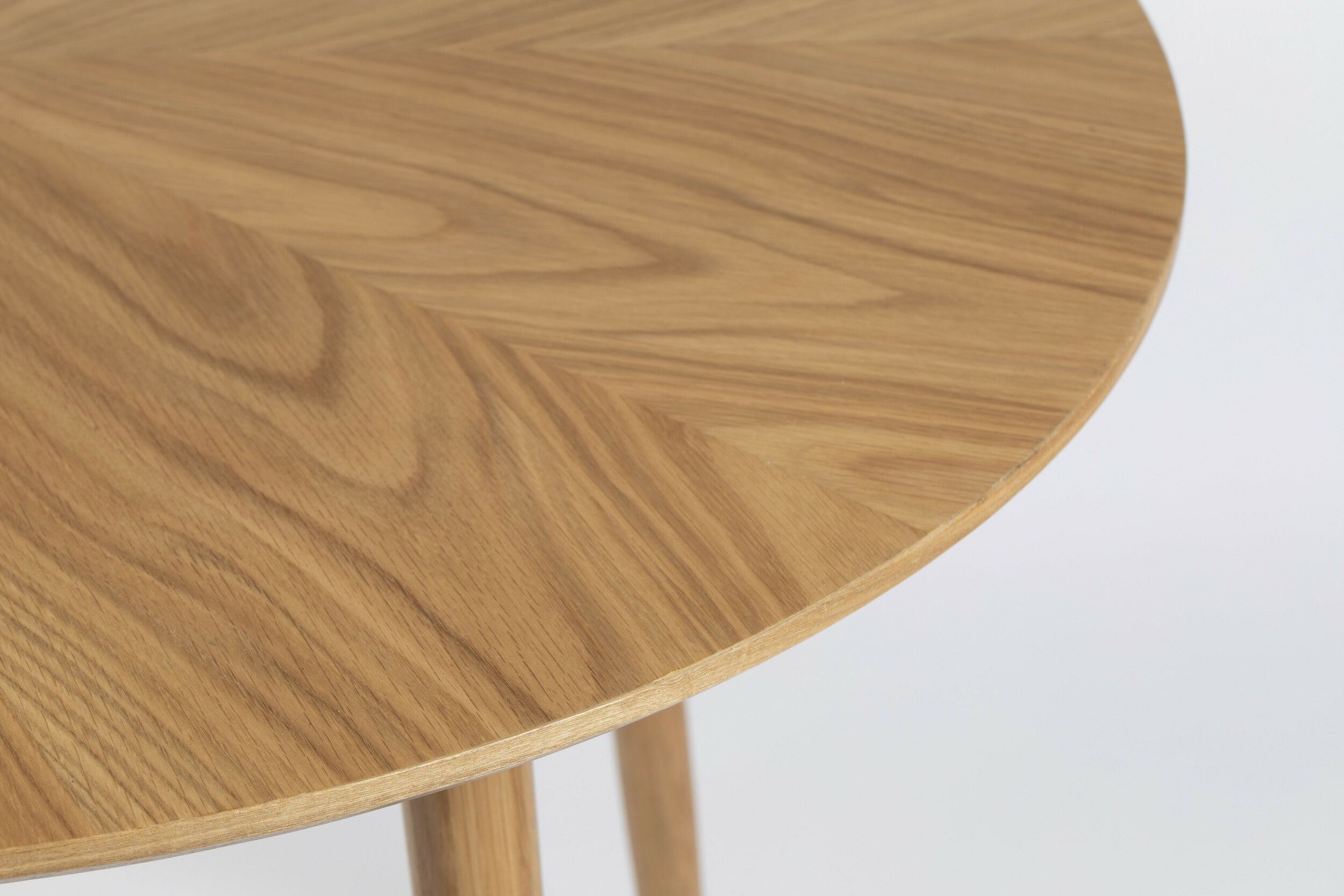 ZILT Ronde Eettafel 'Memo' Eikenhout, 120cm, kleur Naturel