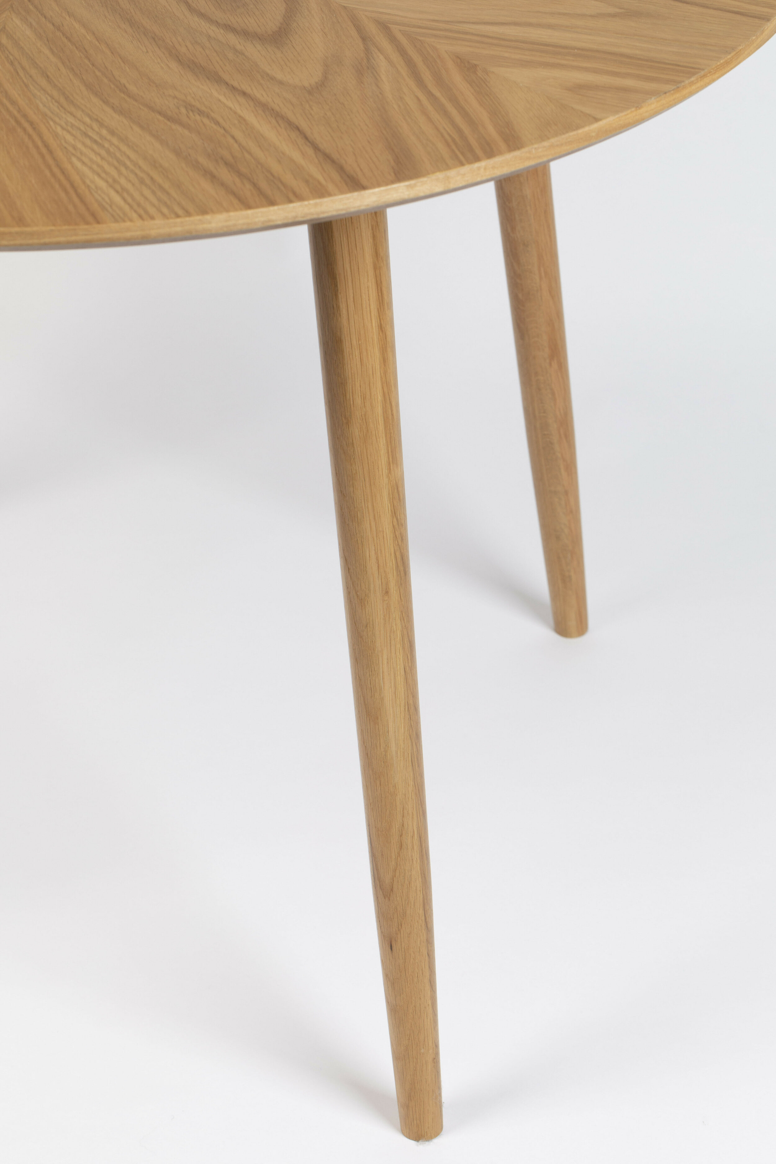 ZILT Ronde Eettafel 'Memo' Eikenhout, 120cm, kleur Naturel
