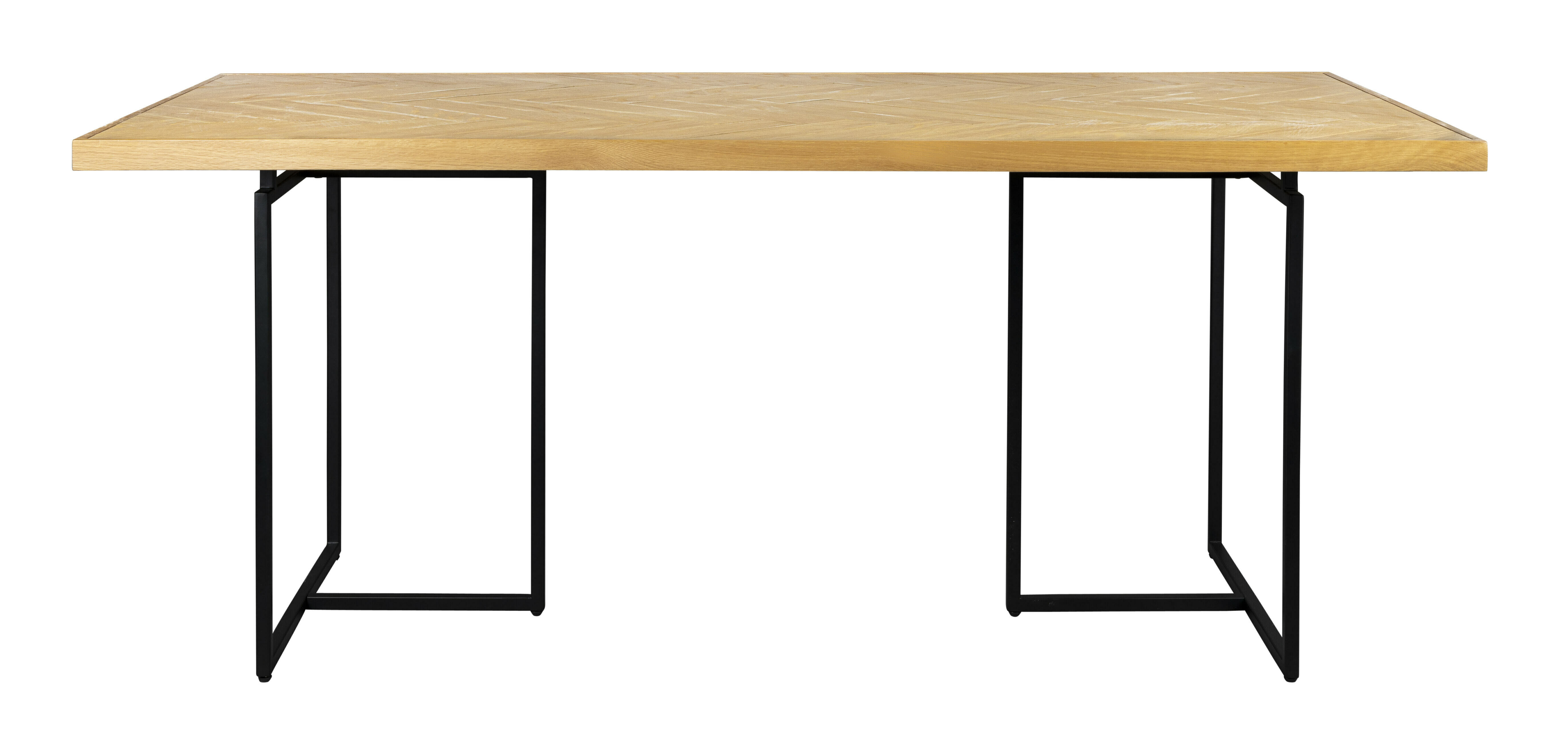 Dutchbone Eettafel 'Class' Eikenhout, 220 x 90cm, kleur Naturel