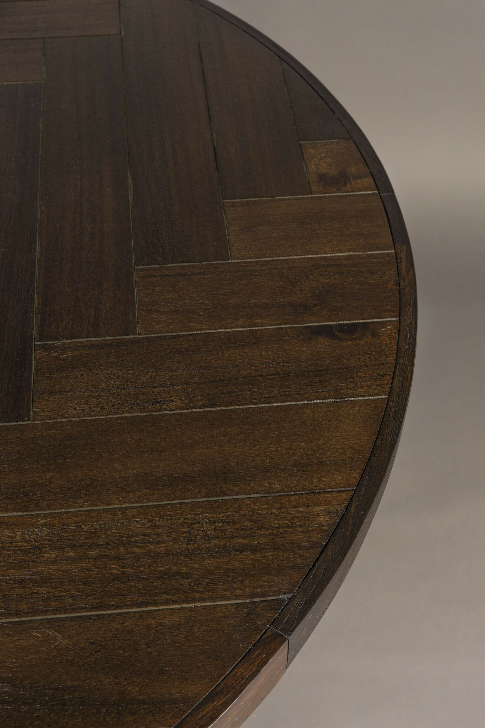 Dutchbone Ronde Eettafel 'Class' Acaciahout, 120cm, kleur Bruin