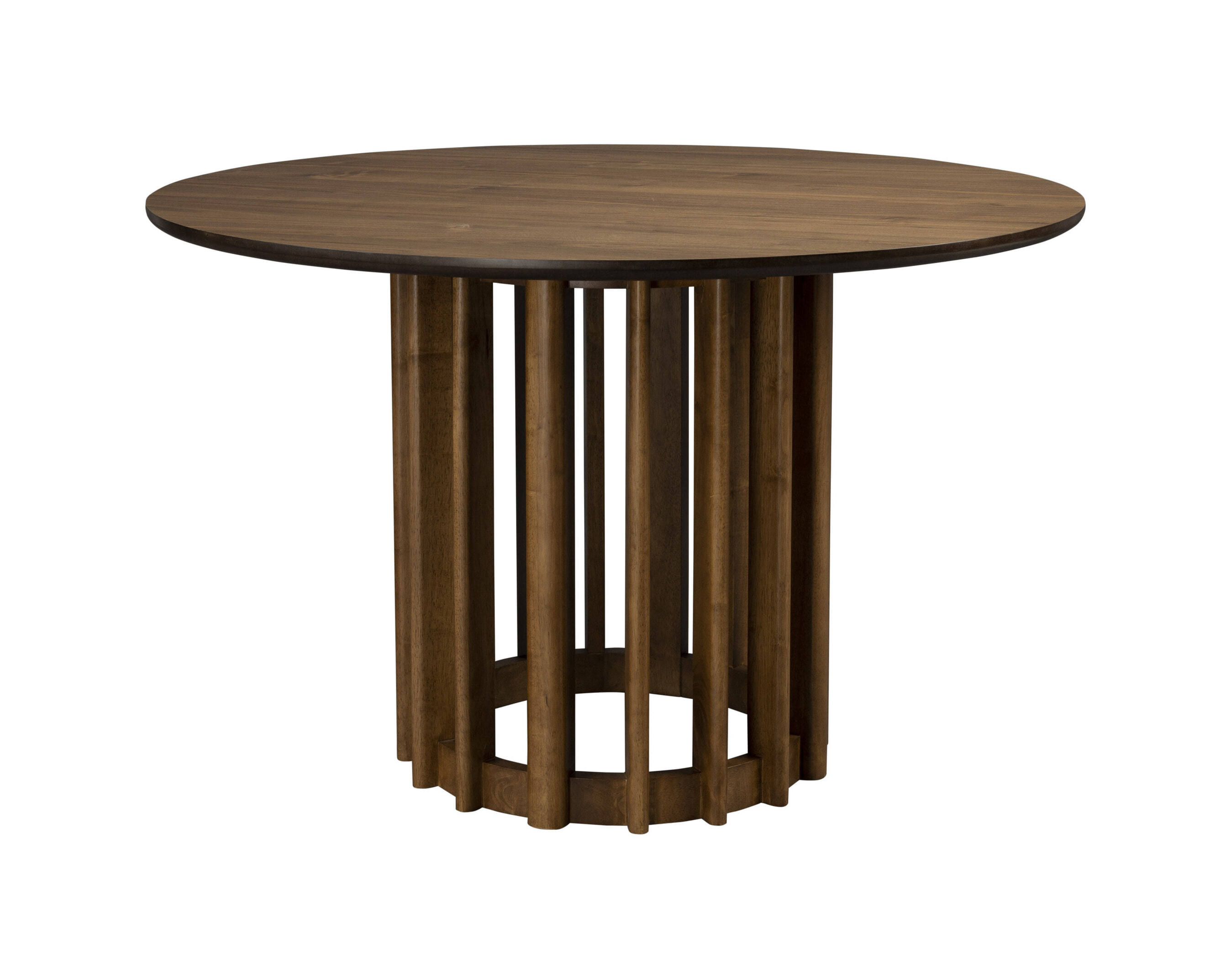 Dutchbone Ronde Eettafel 'Barlet' Walnoot, 120cm