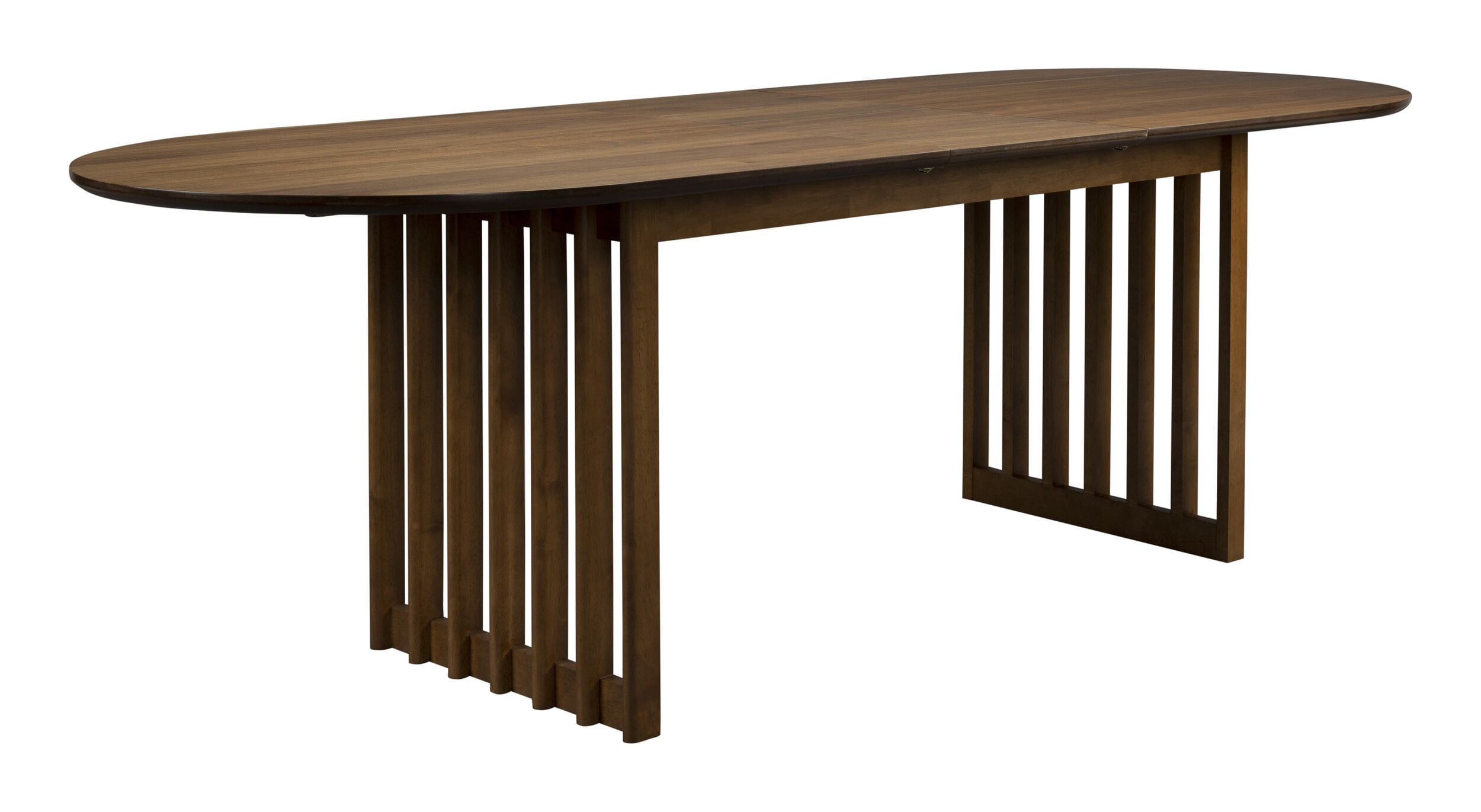 Dutchbone Uitschuifbare Eettafel 'Barlet' Walnoot, 200/240 x 90cm