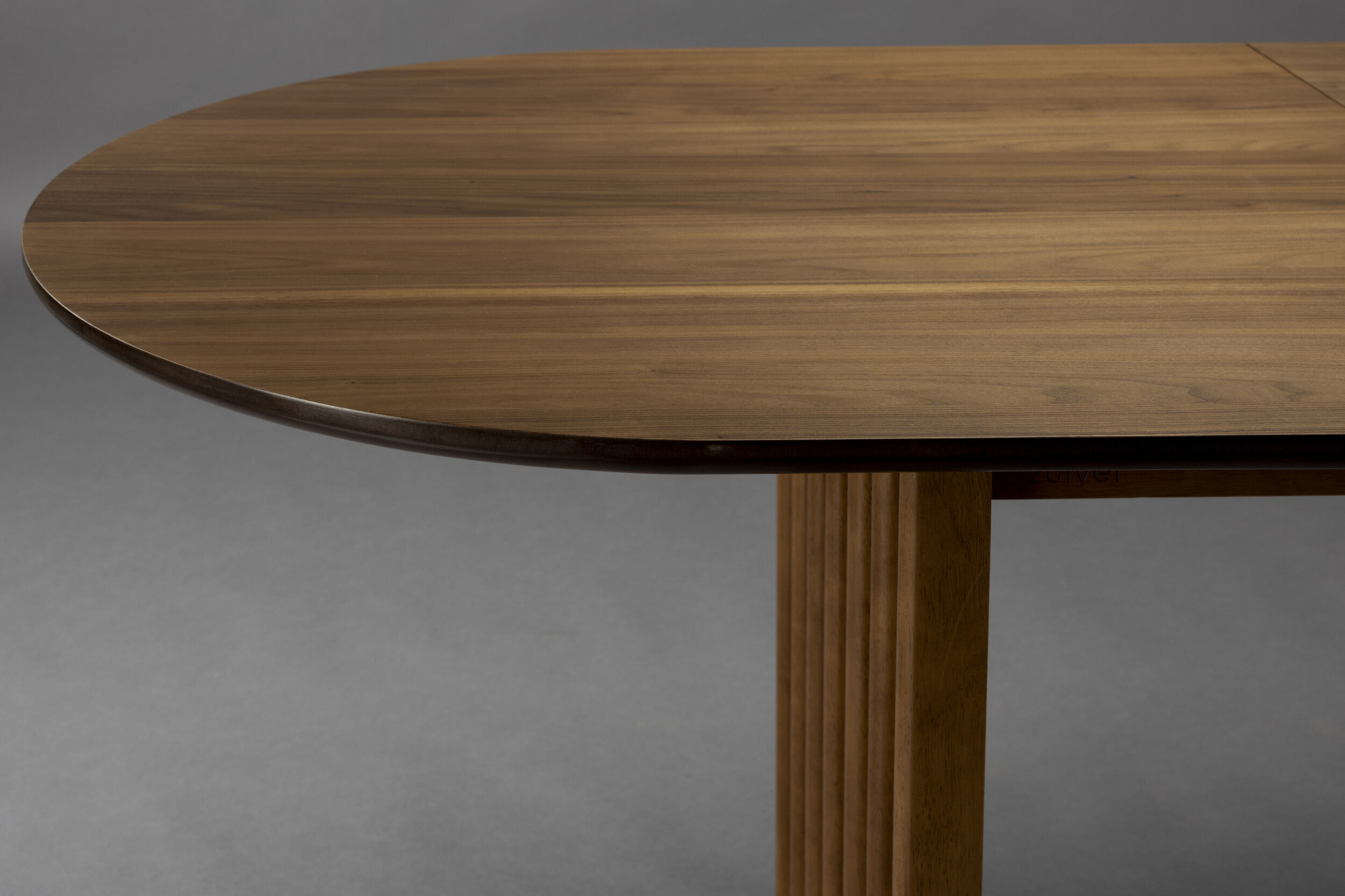 Dutchbone Uitschuifbare Eettafel 'Barlet' Walnoot, 200/240 x 90cm