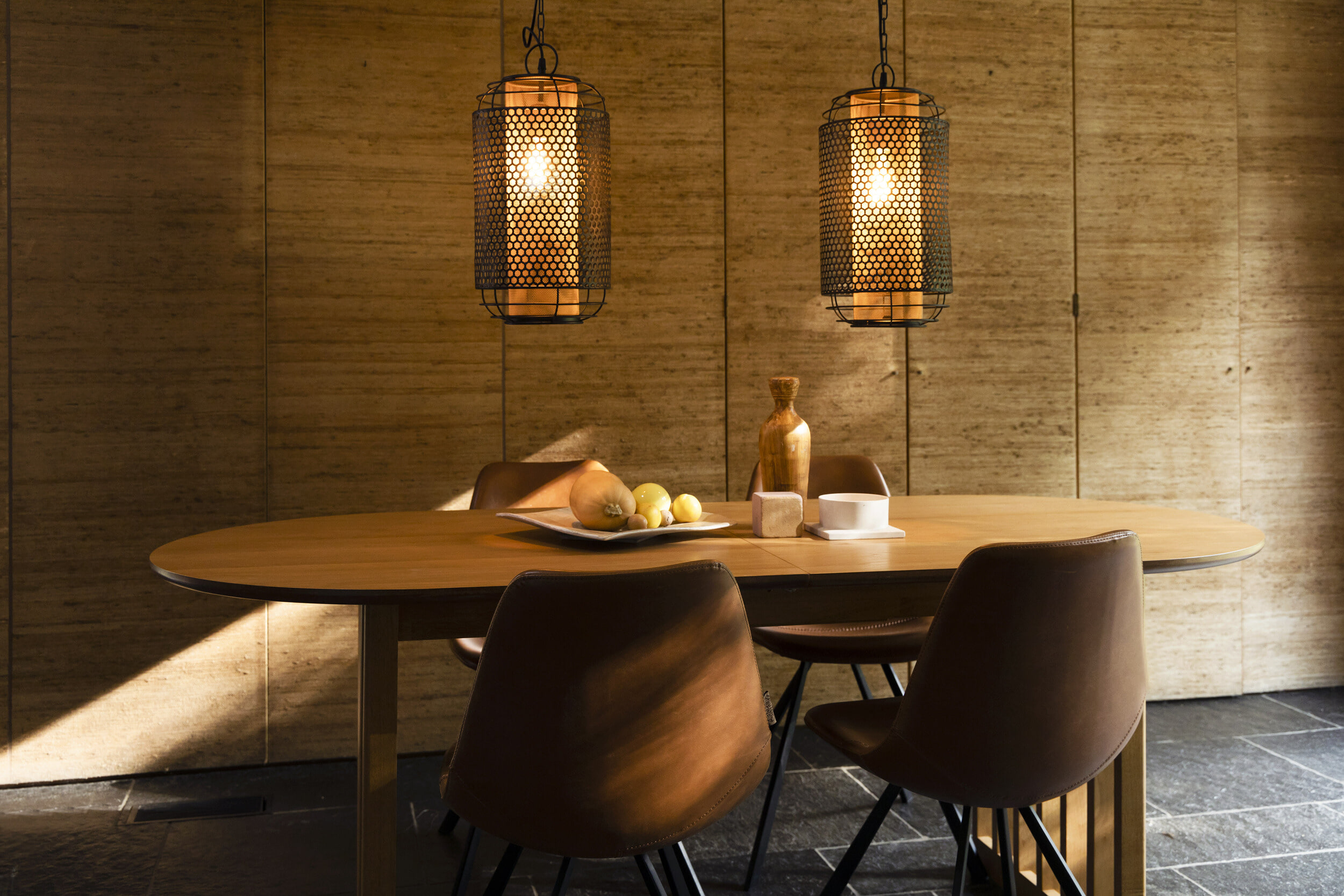 Dutchbone Uitschuifbare Eettafel 'Barlet' Eikenhout, 200/240 x 90cm