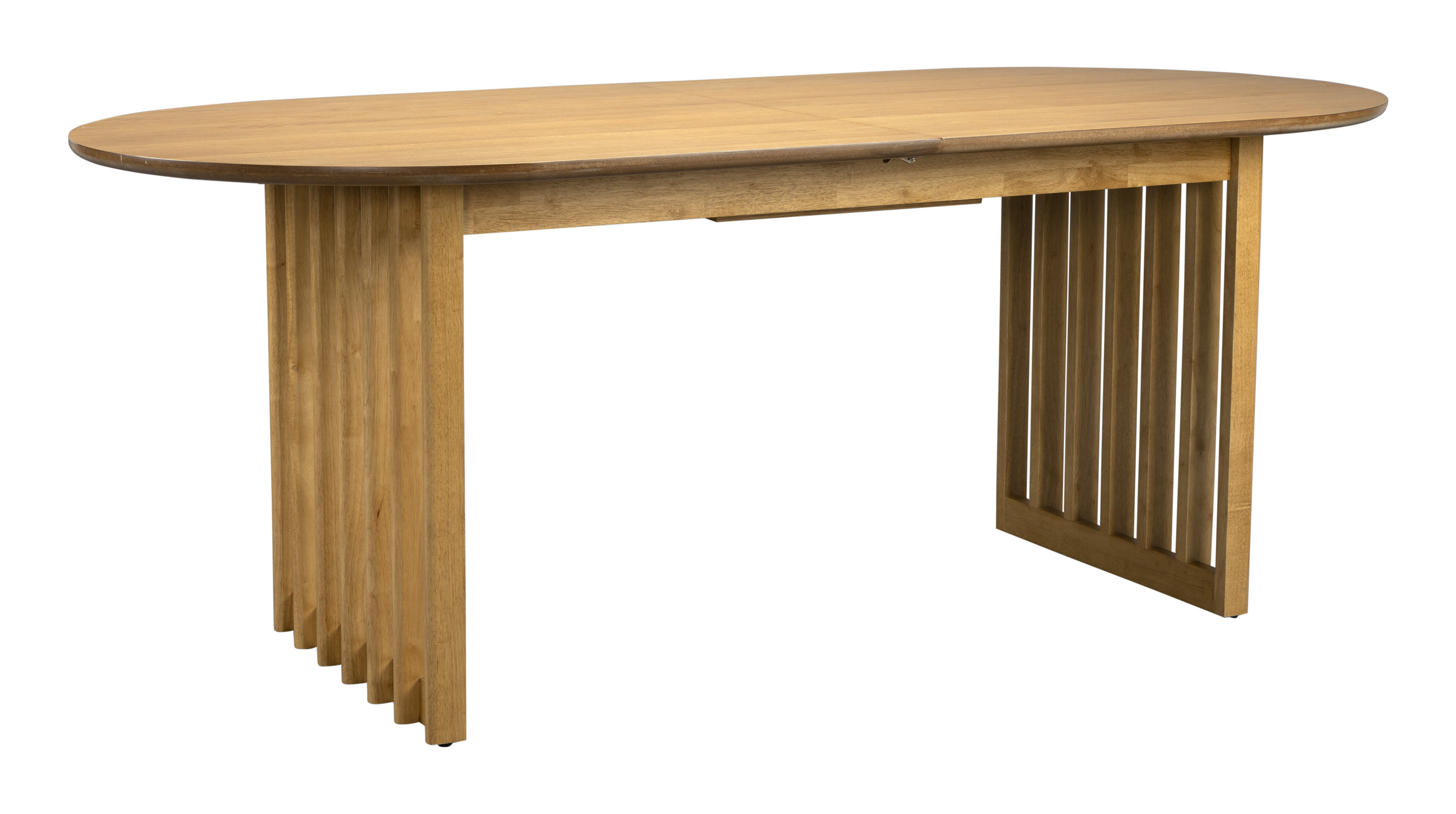 Dutchbone Uitschuifbare Eettafel 'Barlet' Eikenhout, 200/240 x 90cm