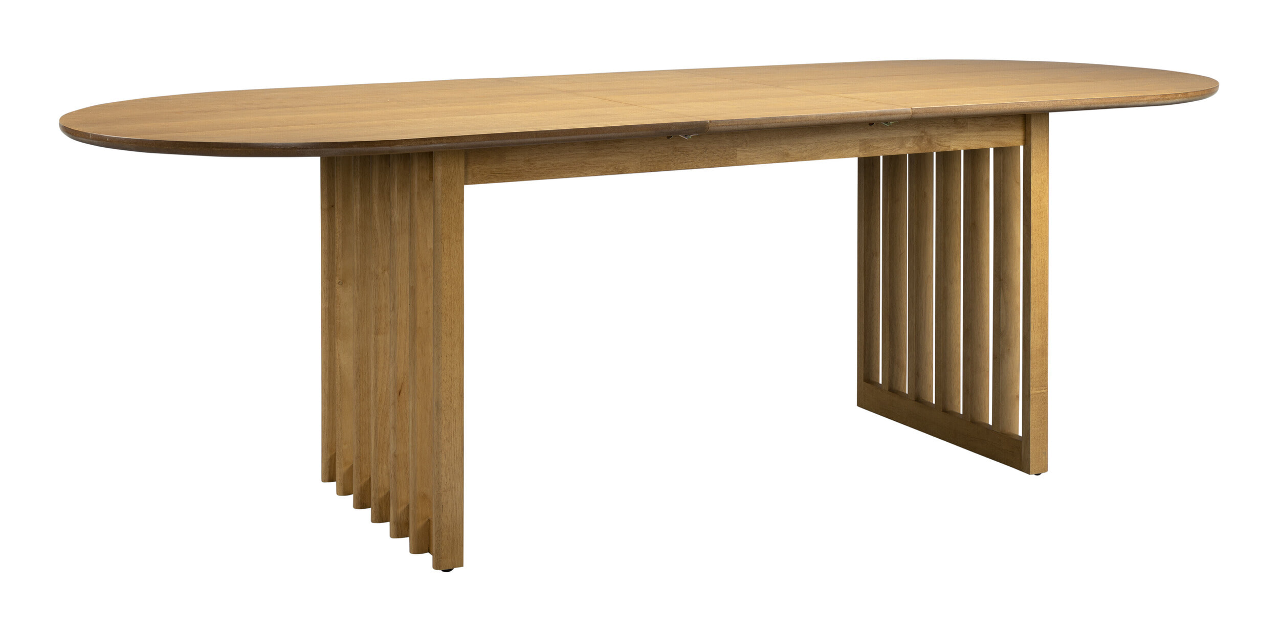 Dutchbone Uitschuifbare Eettafel 'Barlet' Eikenhout, 200/240 x 90cm