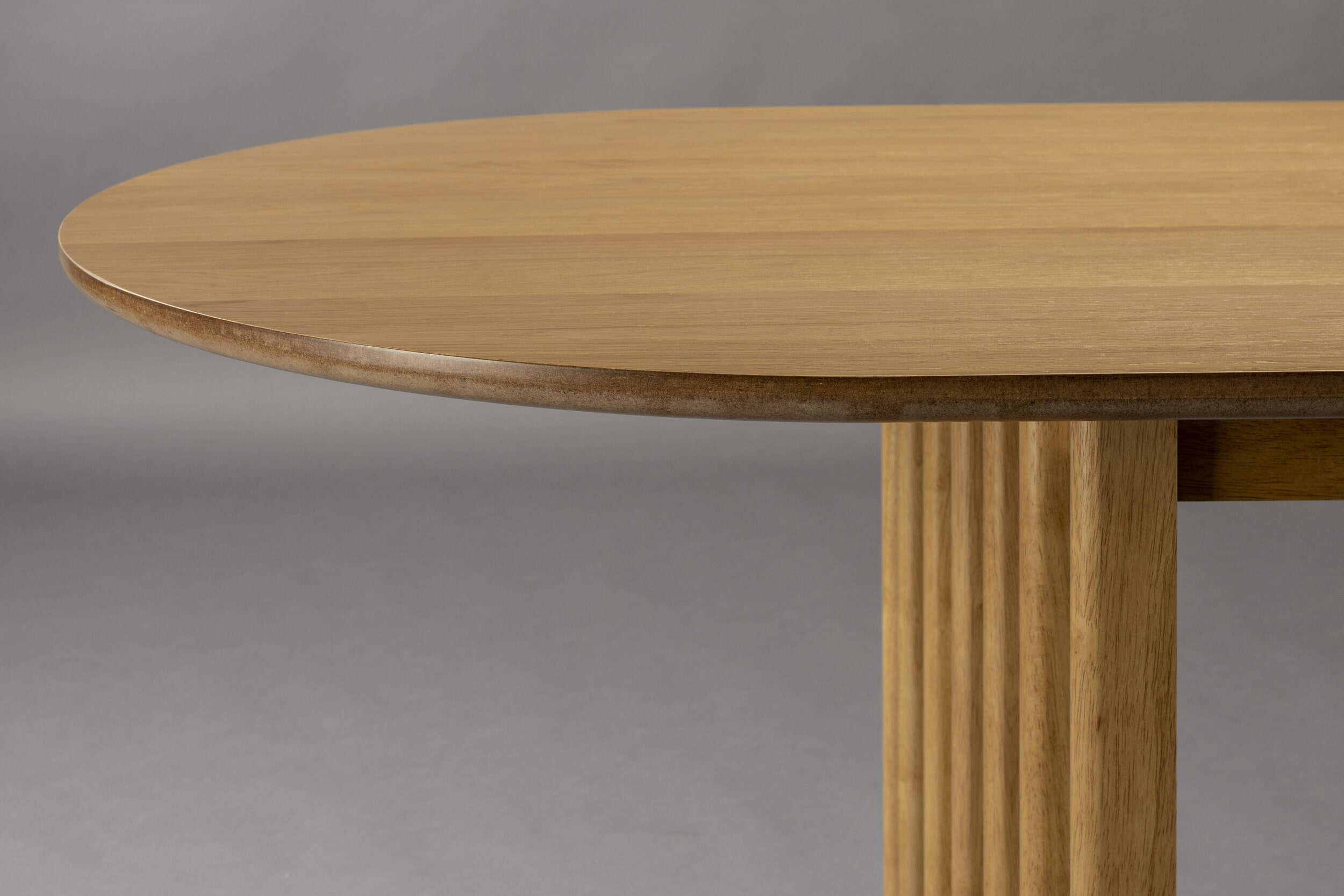 Dutchbone Uitschuifbare Eettafel 'Barlet' Eikenhout, 200/240 x 90cm