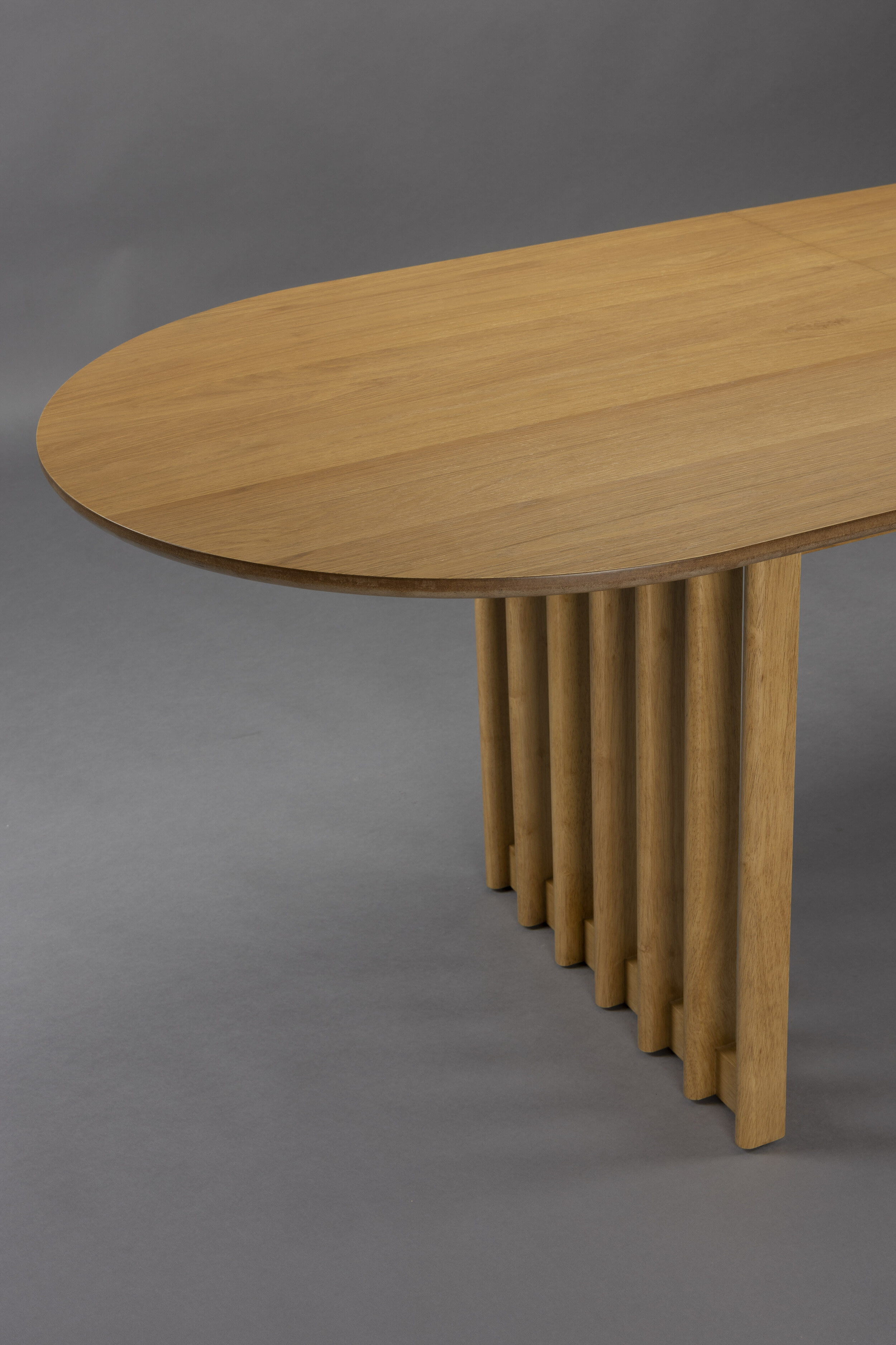 Dutchbone Uitschuifbare Eettafel 'Barlet' Eikenhout, 200/240 x 90cm