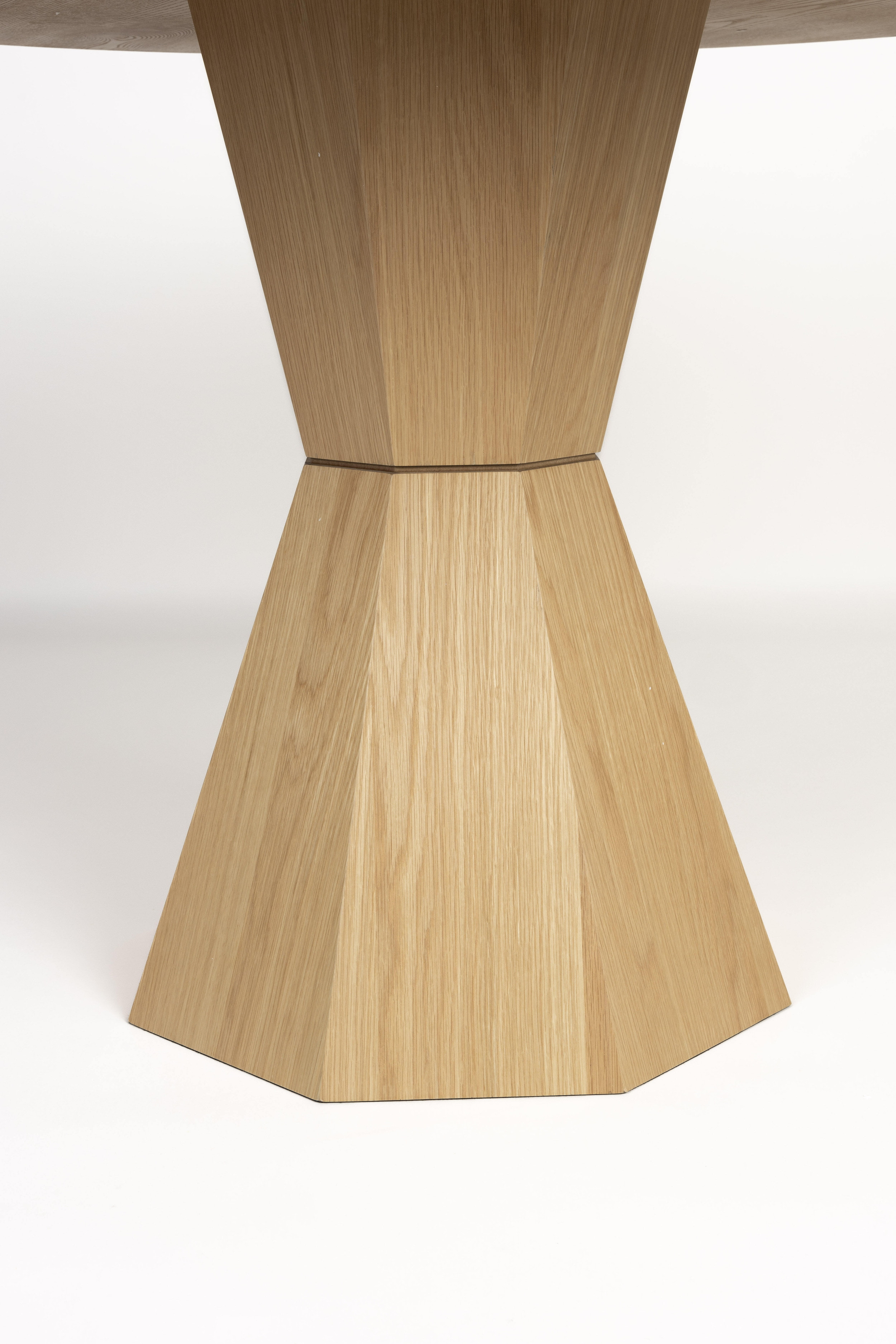 Zuiver Ronde Eettafel 'Lotus' Eikenhout, 120cm