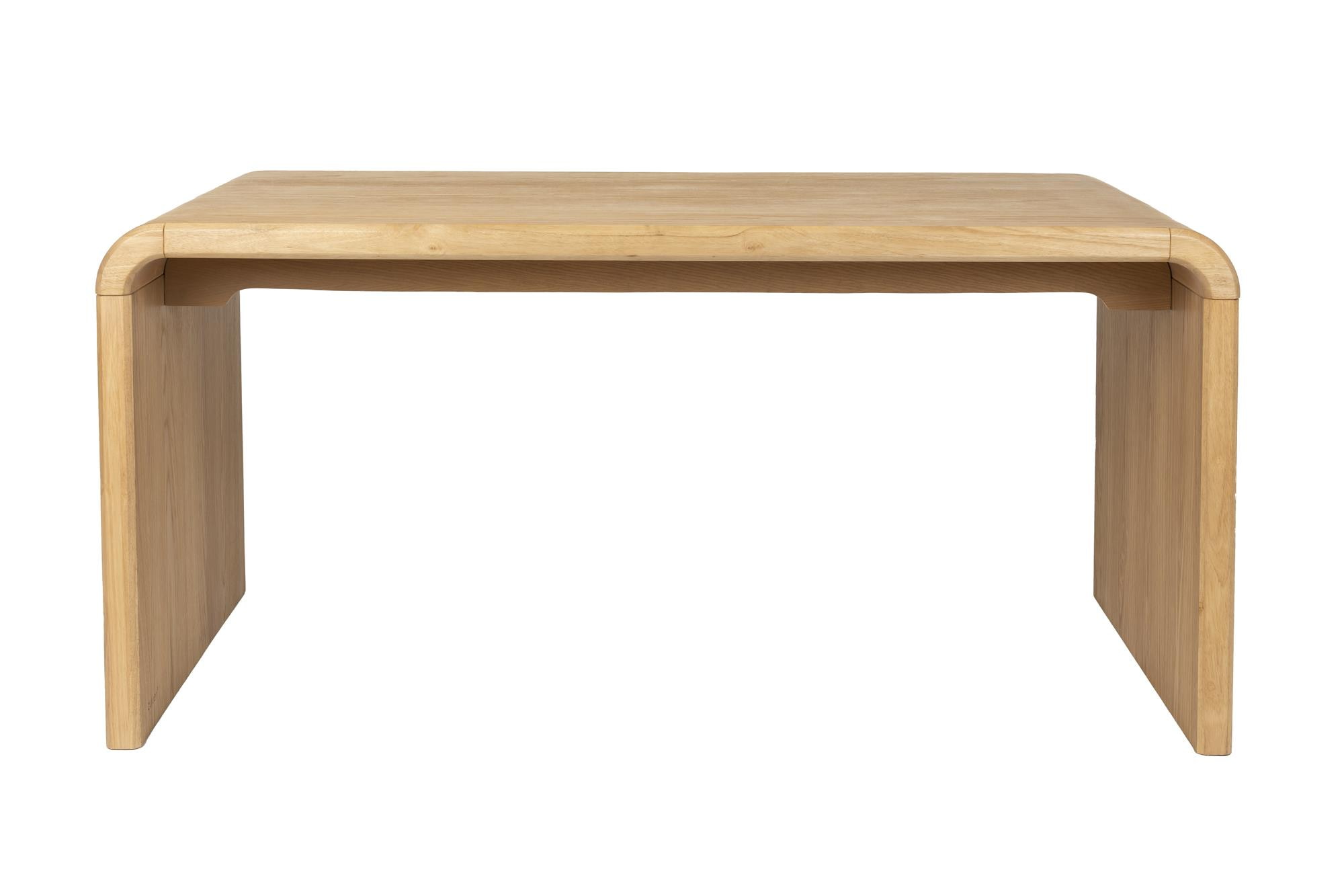Zuiver Eettafel 'Brave' Eiken en rubberhout, 160 x 80cm