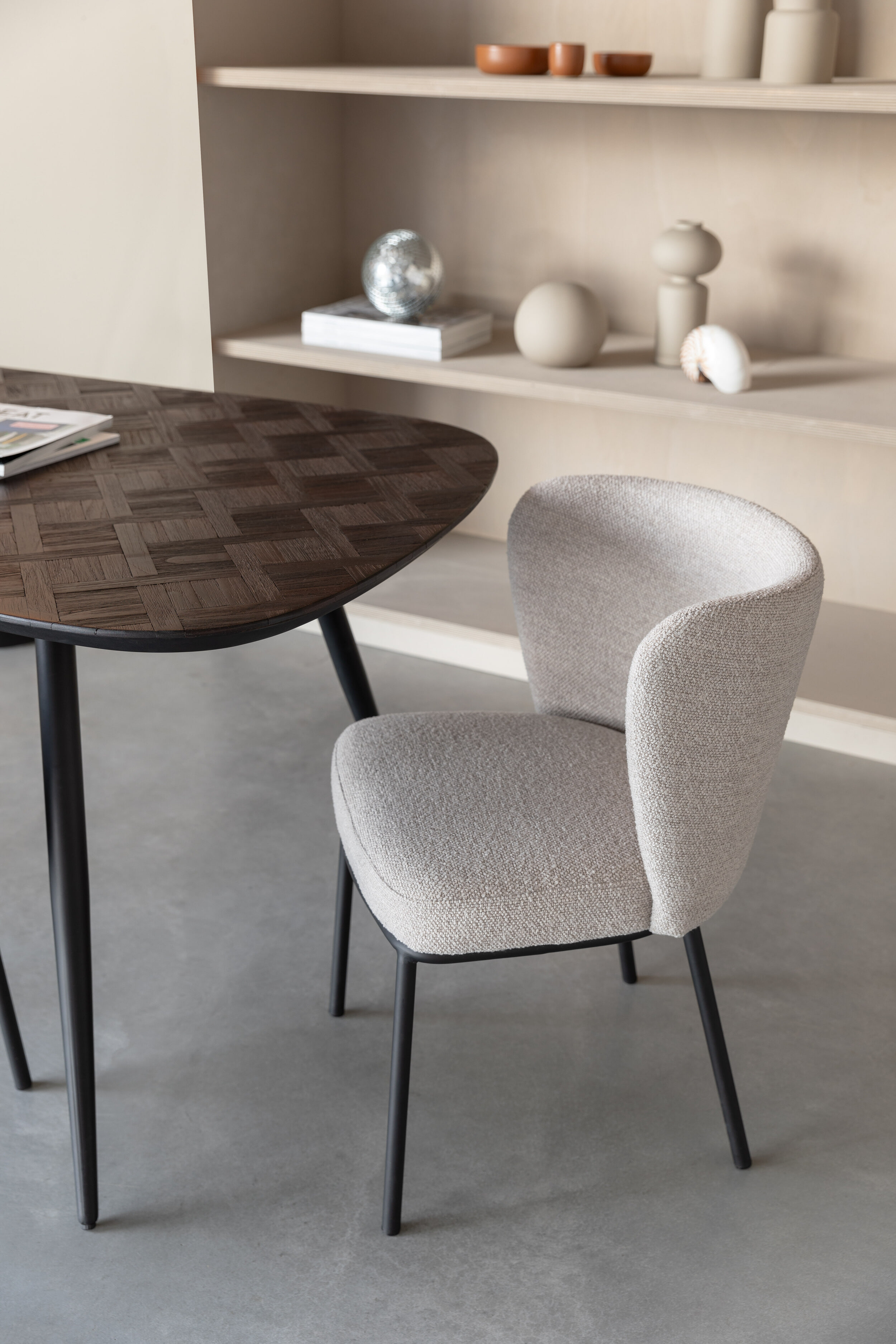 ZILT Organische Eettafel 'Yasmijn' Teakhout, 180 x 95cm