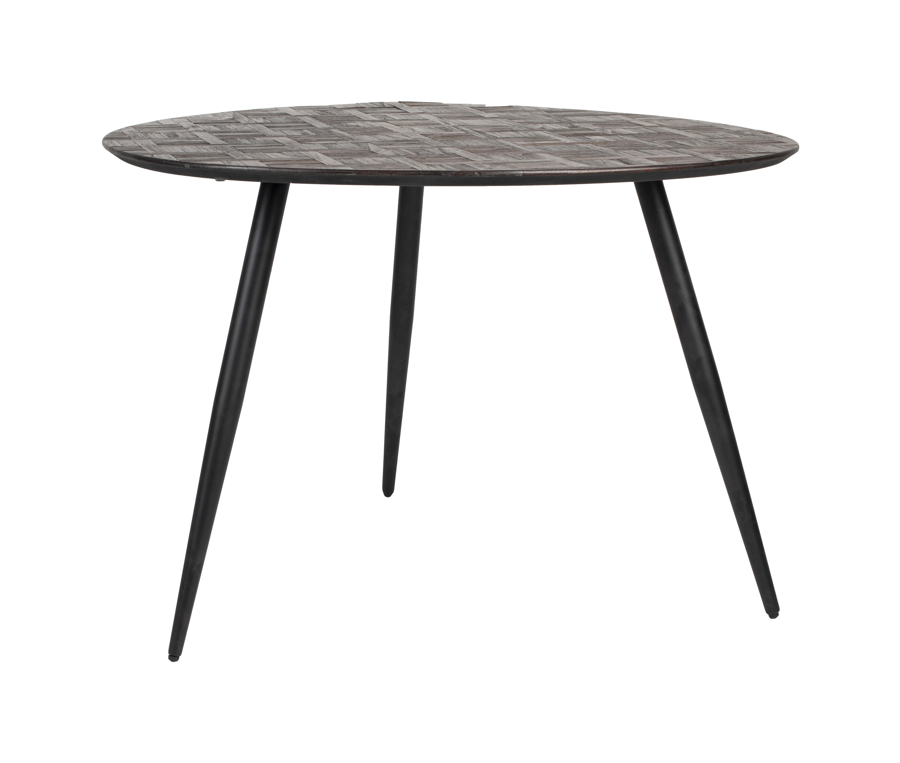 ZILT Organische Eettafel 'Yasmijn' Teakhout, 111 x 108cm
