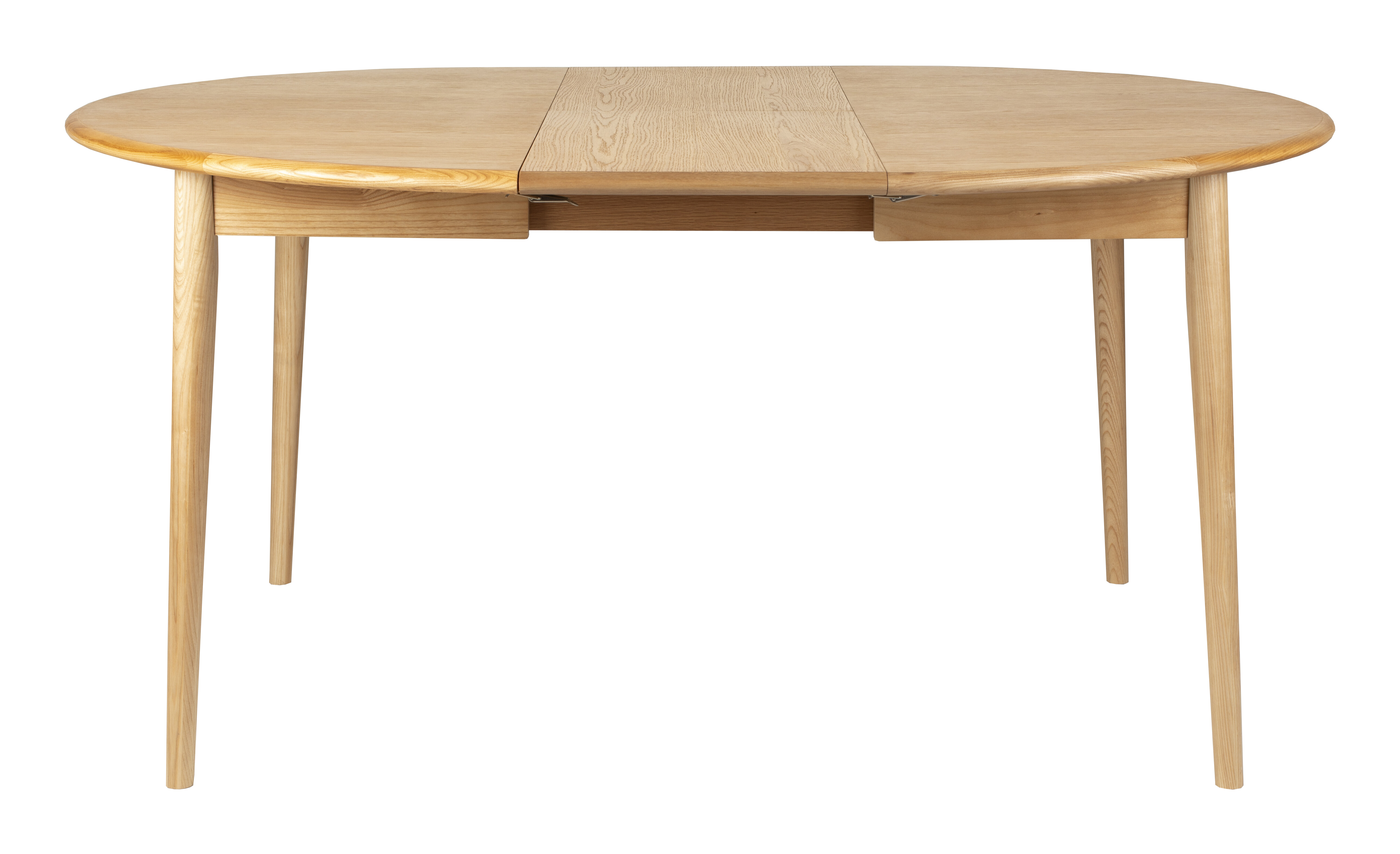 Zuiver Uitschuifbare Ronde Eettafel 'Twist' Eiken, 120-160 x 120cm