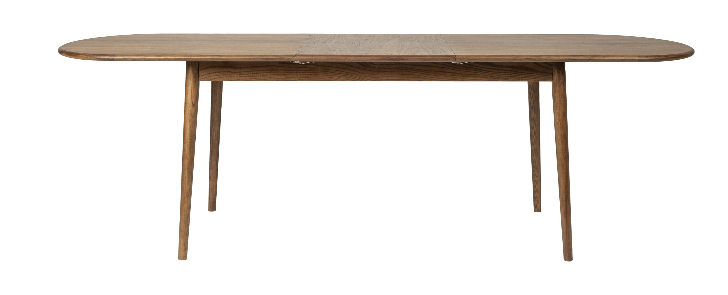 Zuiver Uitschuifbare Ovale Eettafel 'Twist' Walnoot, 185-240 x 90cm