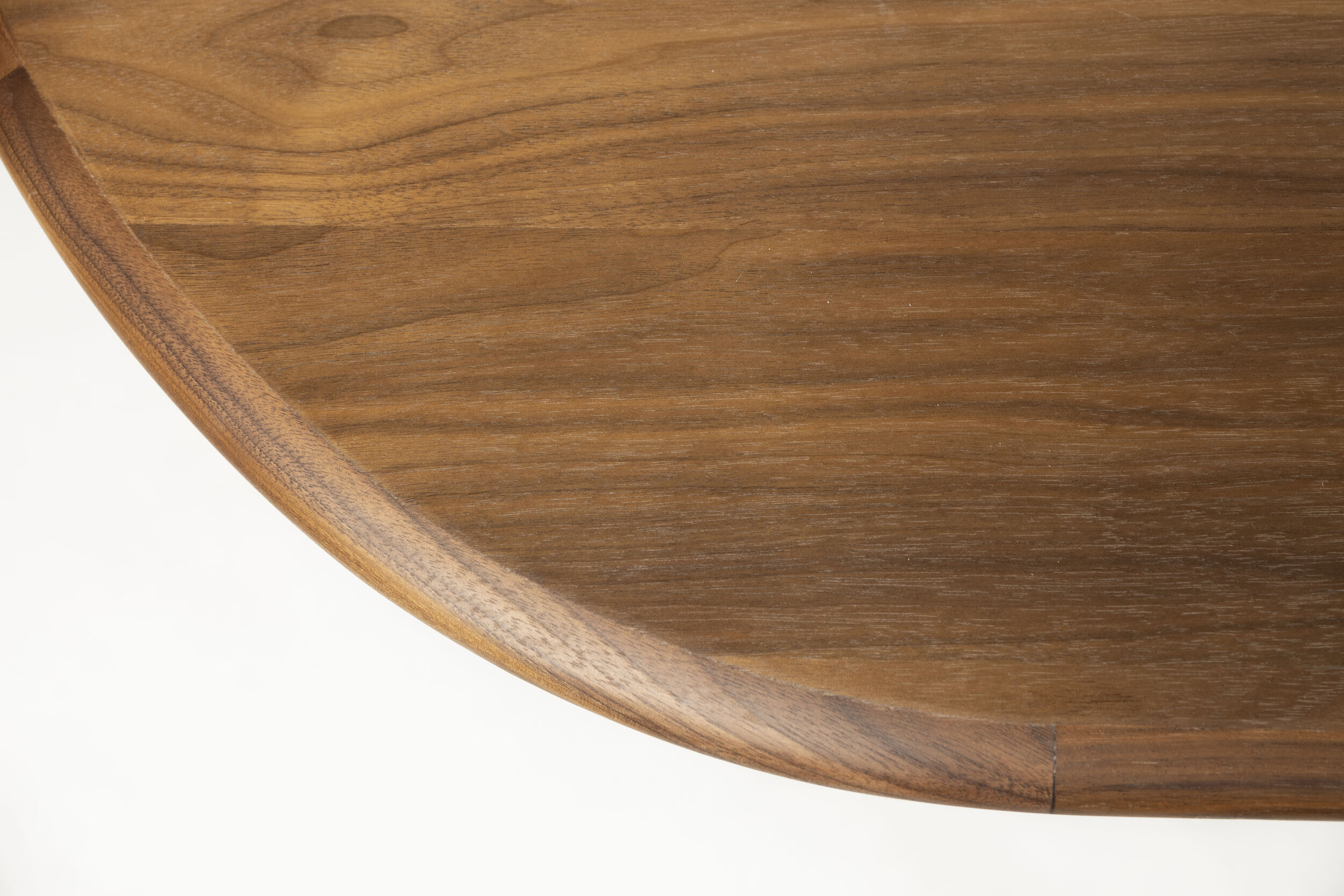 Zuiver Uitschuifbare Ovale Eettafel 'Twist' Walnoot, 185-240 x 90cm
