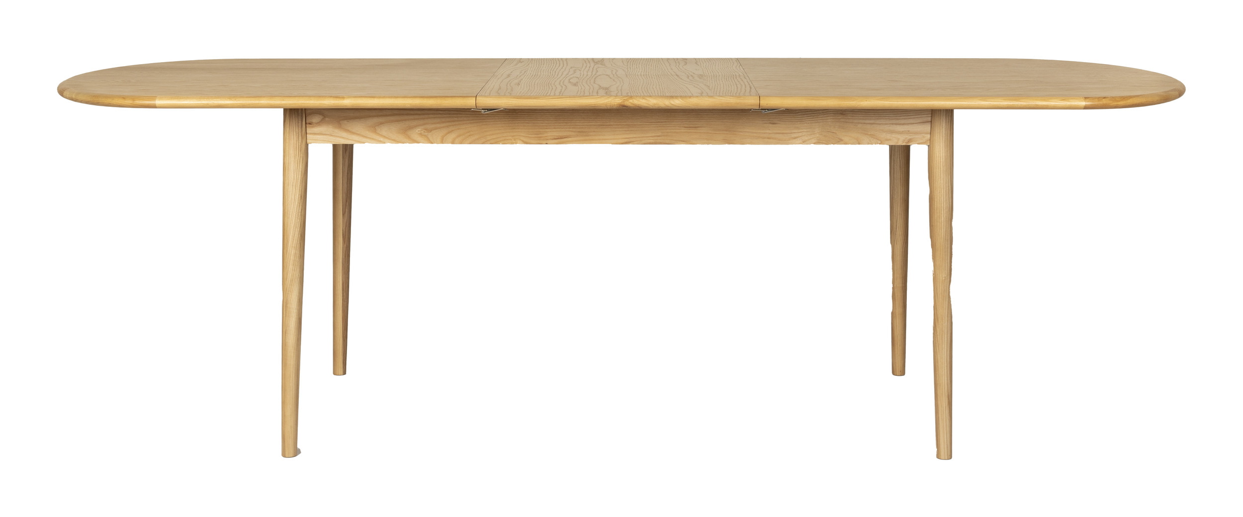 Zuiver Uitschuifbare Ovale Eettafel 'Twist' Eiken, 185-240 x 90cm