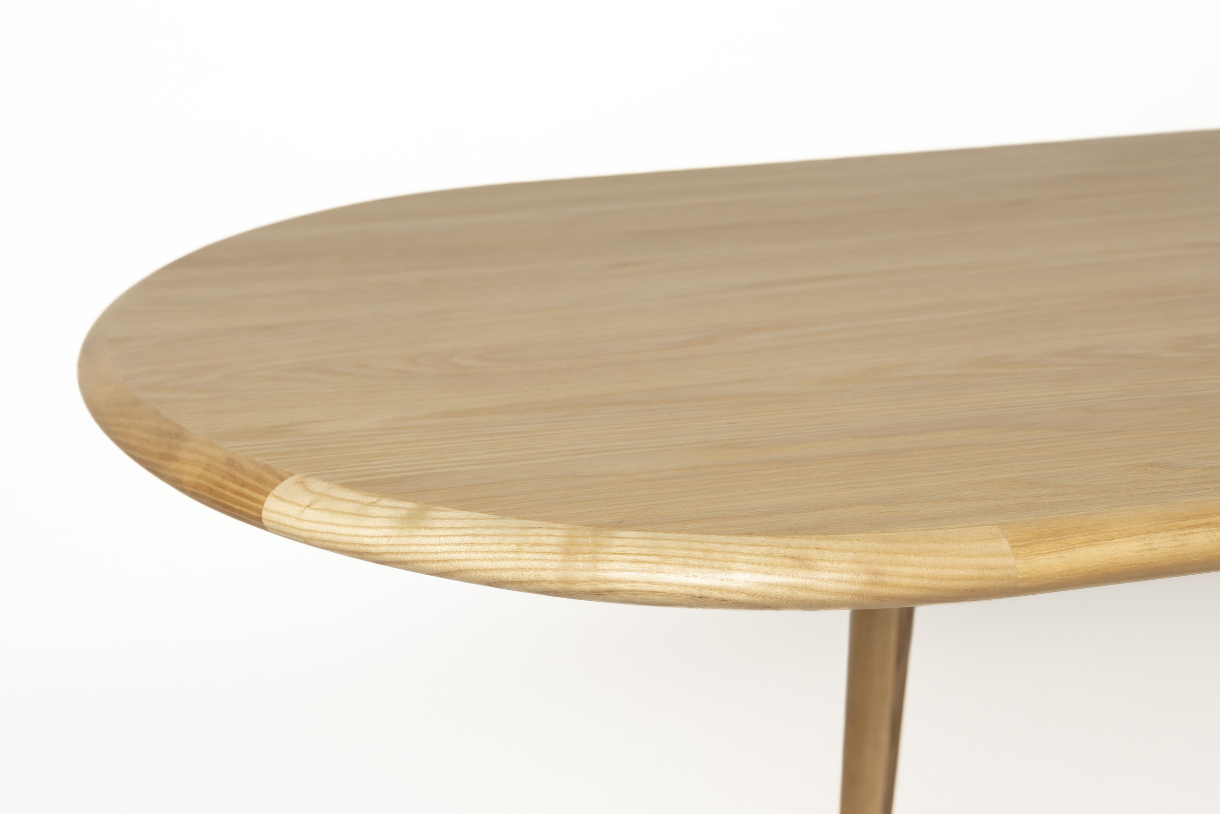 Zuiver Uitschuifbare Ovale Eettafel 'Twist' Eiken, 185-240 x 90cm