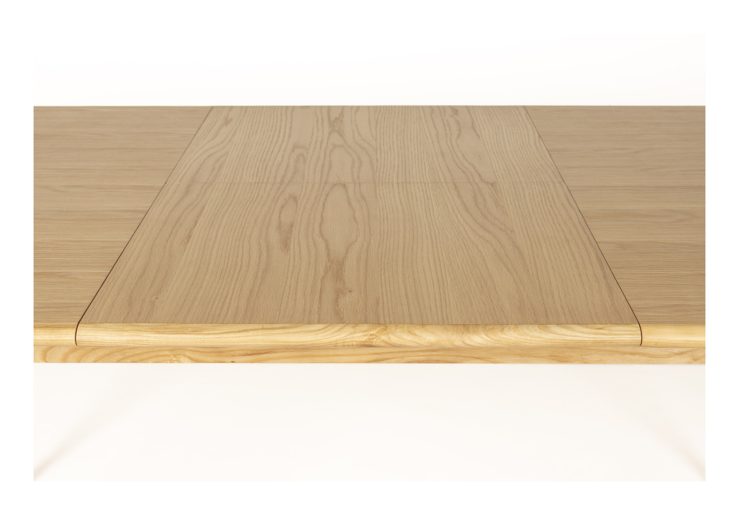 Zuiver Uitschuifbare Ovale Eettafel 'Twist' Eiken, 185-240 x 90cm