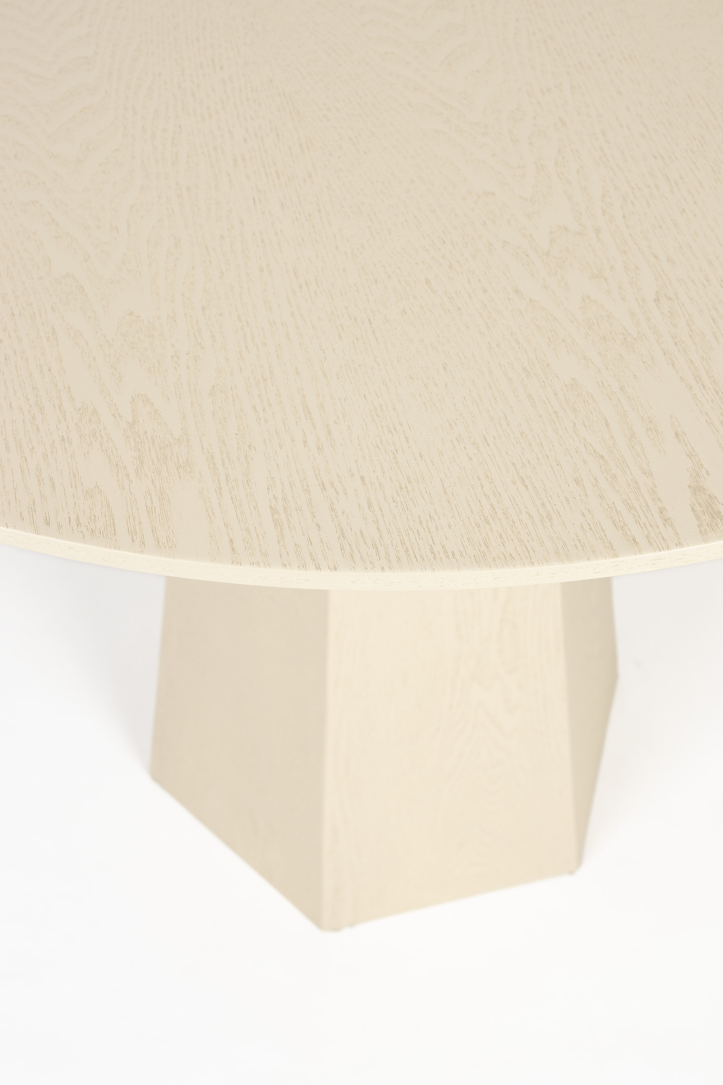 Zuiver Ronde Eettafel 'Pilar' Essenhout, 100cm, kleur Beige