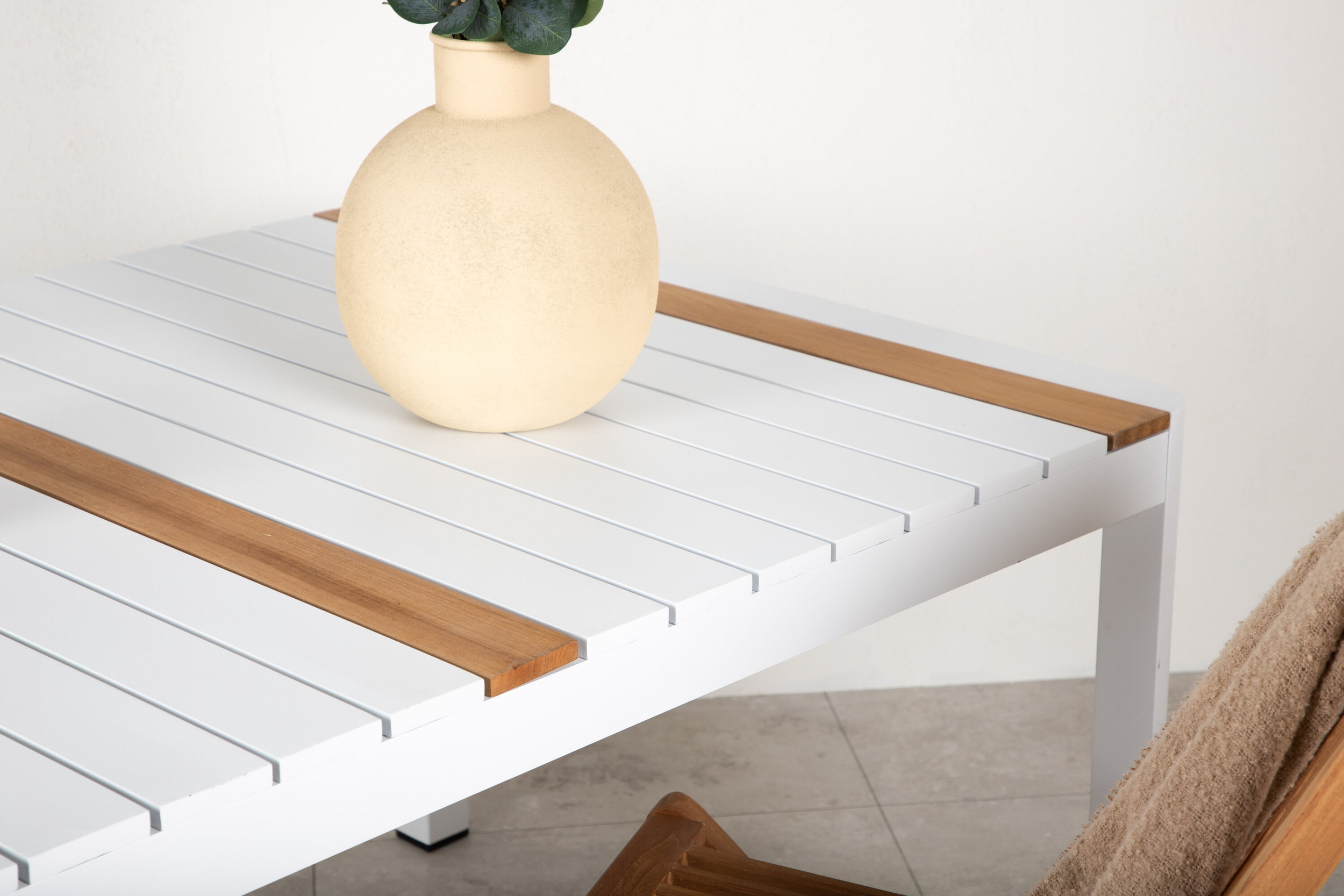 Nohr Tuintafel 'Lynnetta' 150 x 90cm, kleur Wit