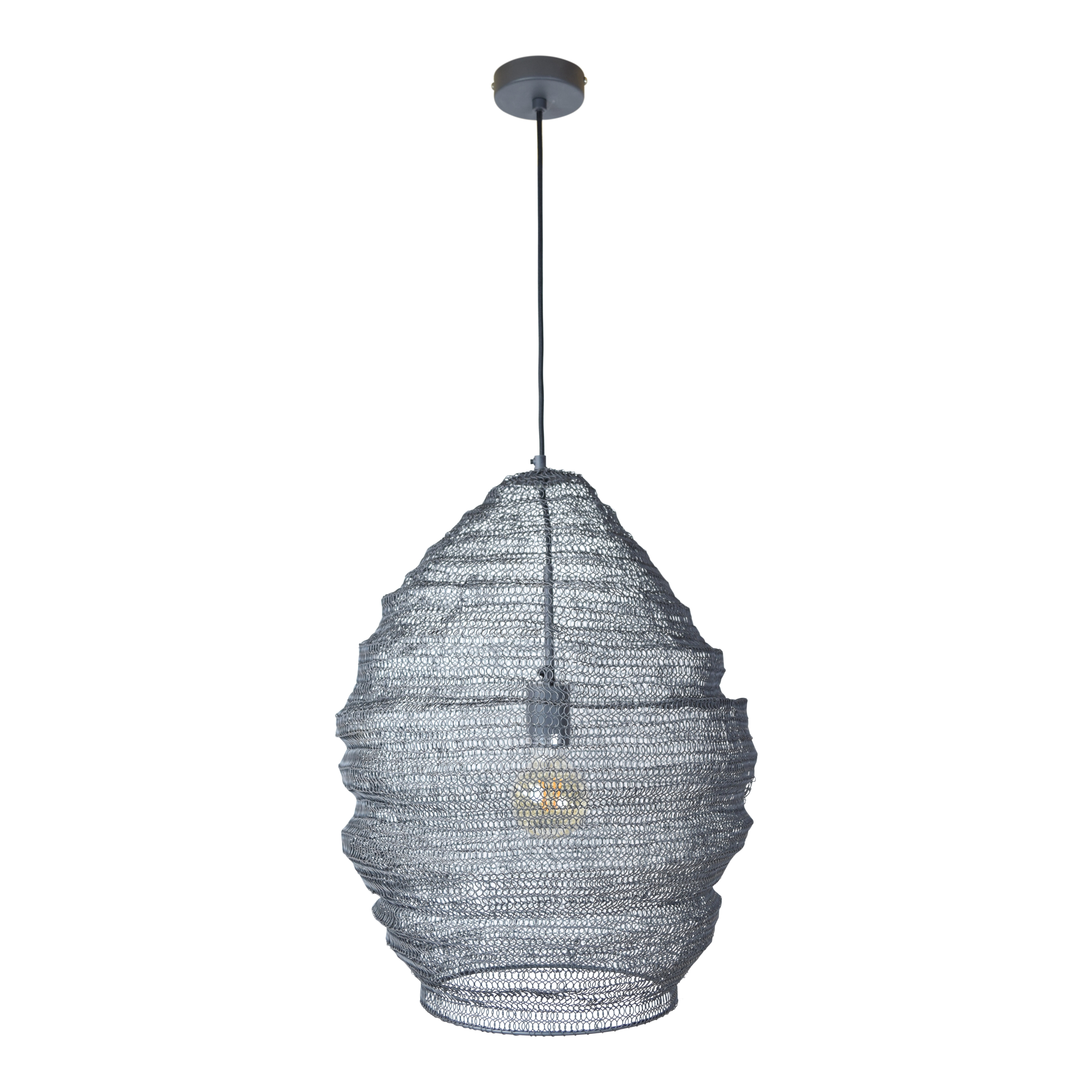 Urban Interiors hanglamp 'Gaas' Ø47cm, kleur Zwart Urban Interiors hanglamp 'Gaas' Ø47cm, kleur Zwart