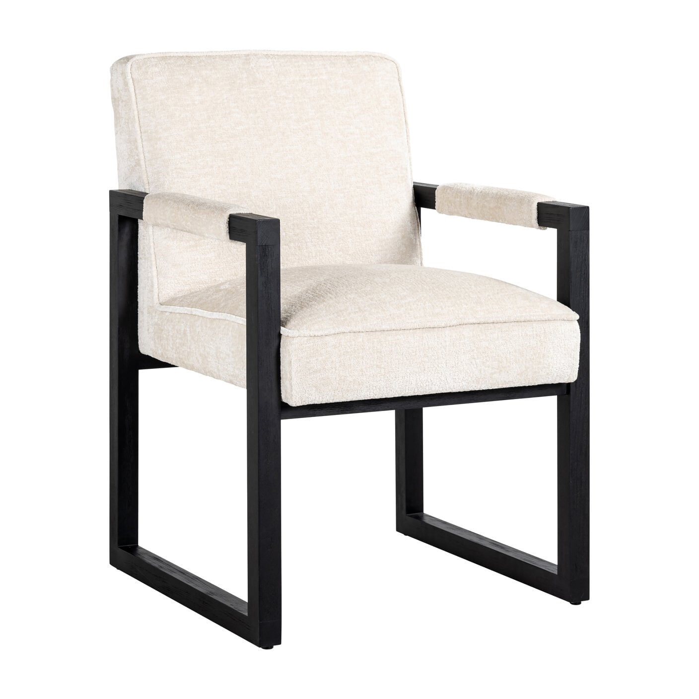 Richmond Eetkamerstoel Beck Chenille - Wit