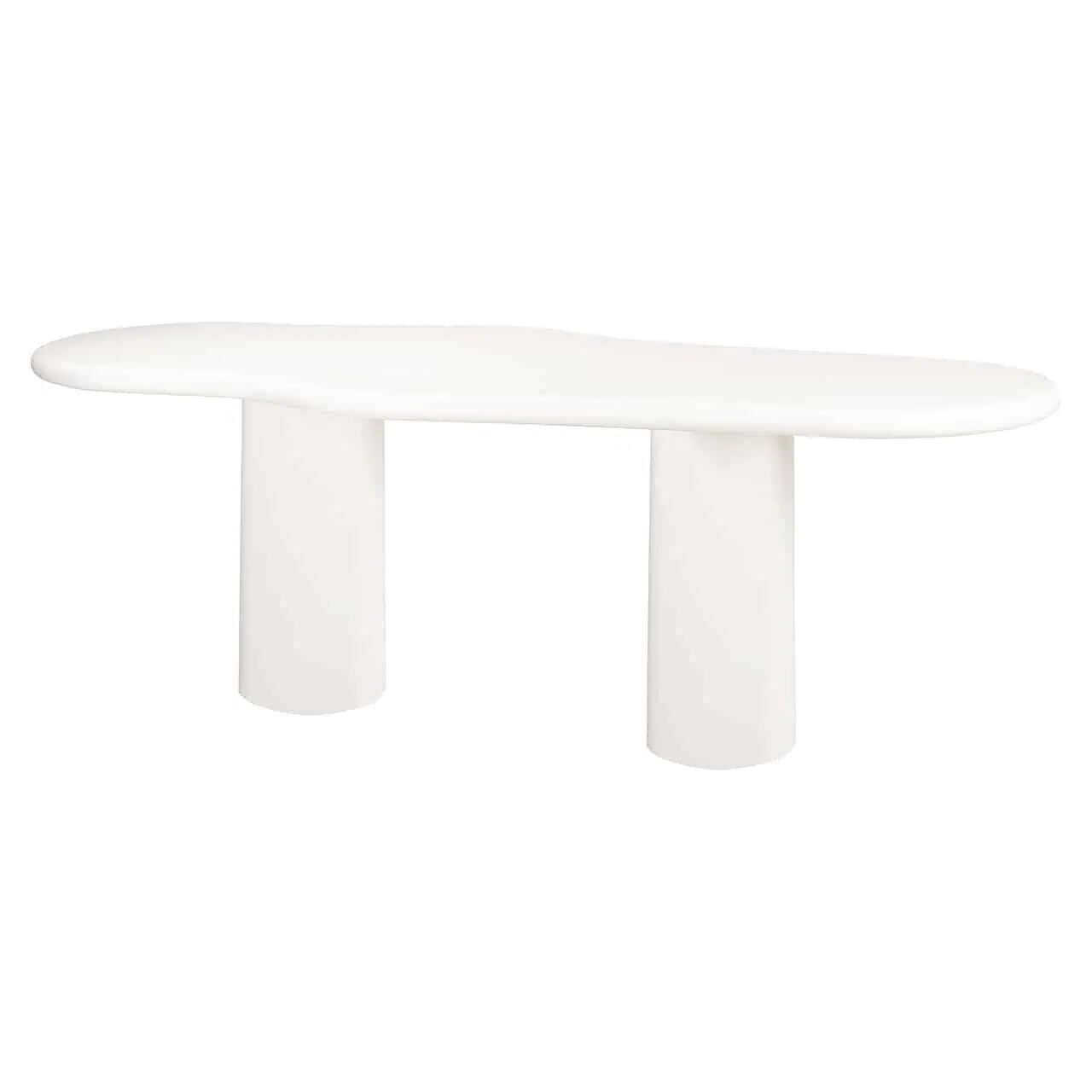 Richmond Organische Eettafel 'Bloomstone' 260 x 120cm, kleur Wit