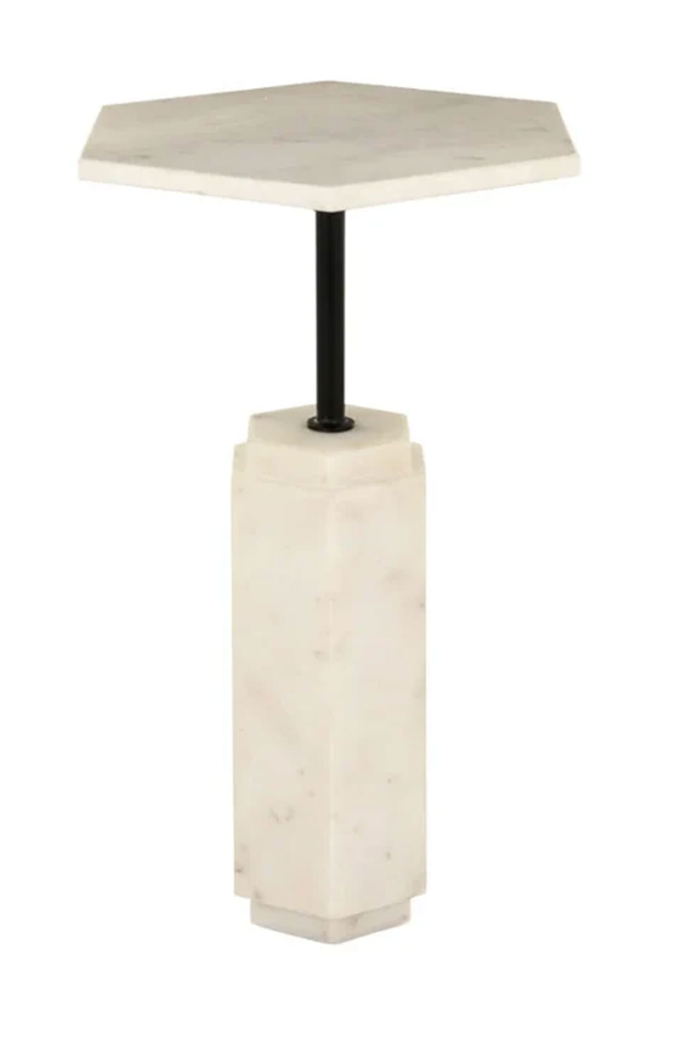 Richmond Bijzettafel Lilitha Marmer, 36.5cm - Beige