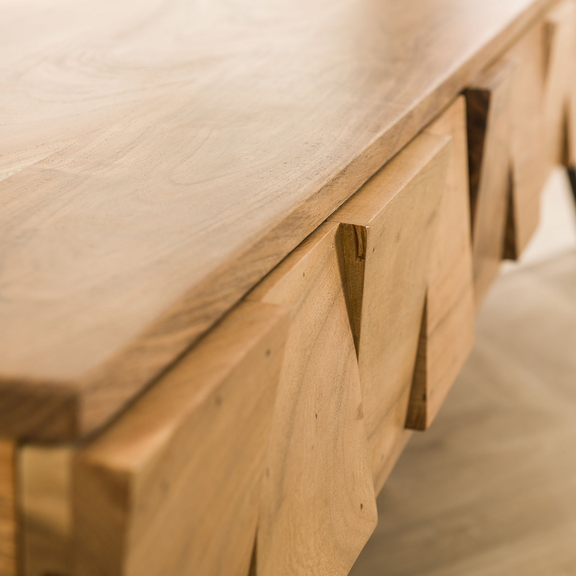 LifestyleFurn Sidetable 'Eryka' Acaciahout, 125cm