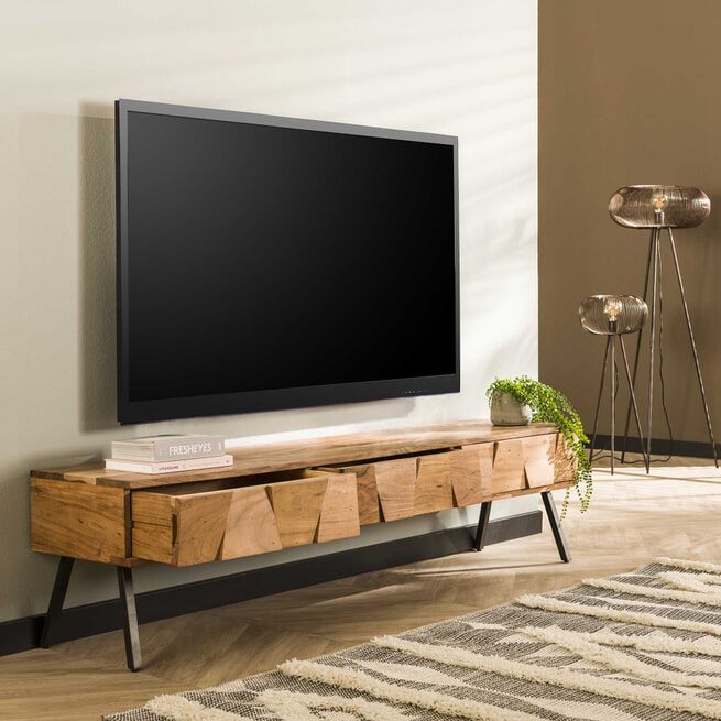 LifestyleFurn TV-meubel 'Eryka' Acaciahout, 180cm