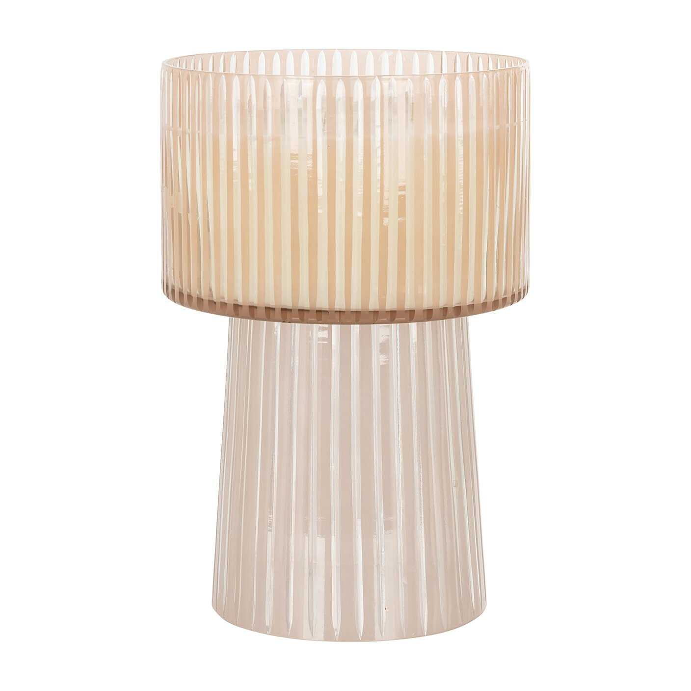 Richmond Geurkaars Daily Glas, 30cm hoog - Beige