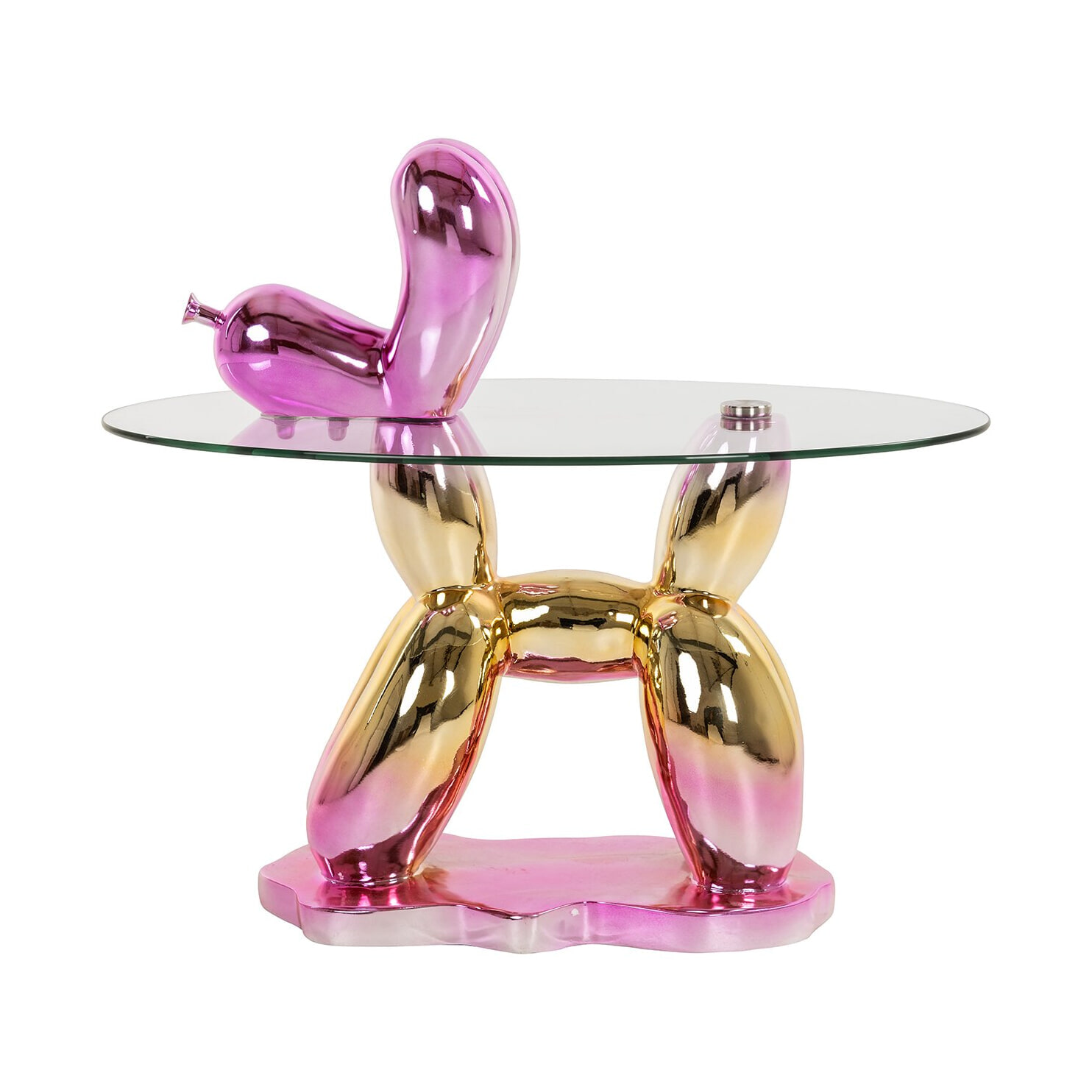 Richmond Bijzettafel 'Usha' Glas, 67 x 49cm