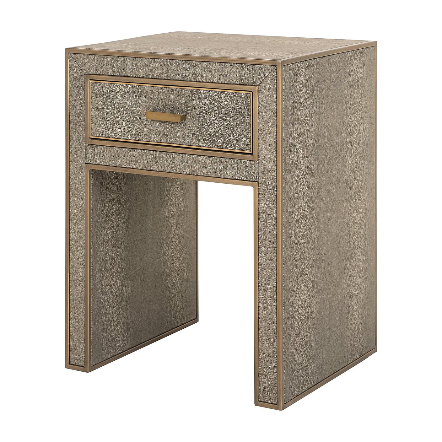 Richmond Nachtkastje 'Bloomville' Lederlook, Met 1 lade