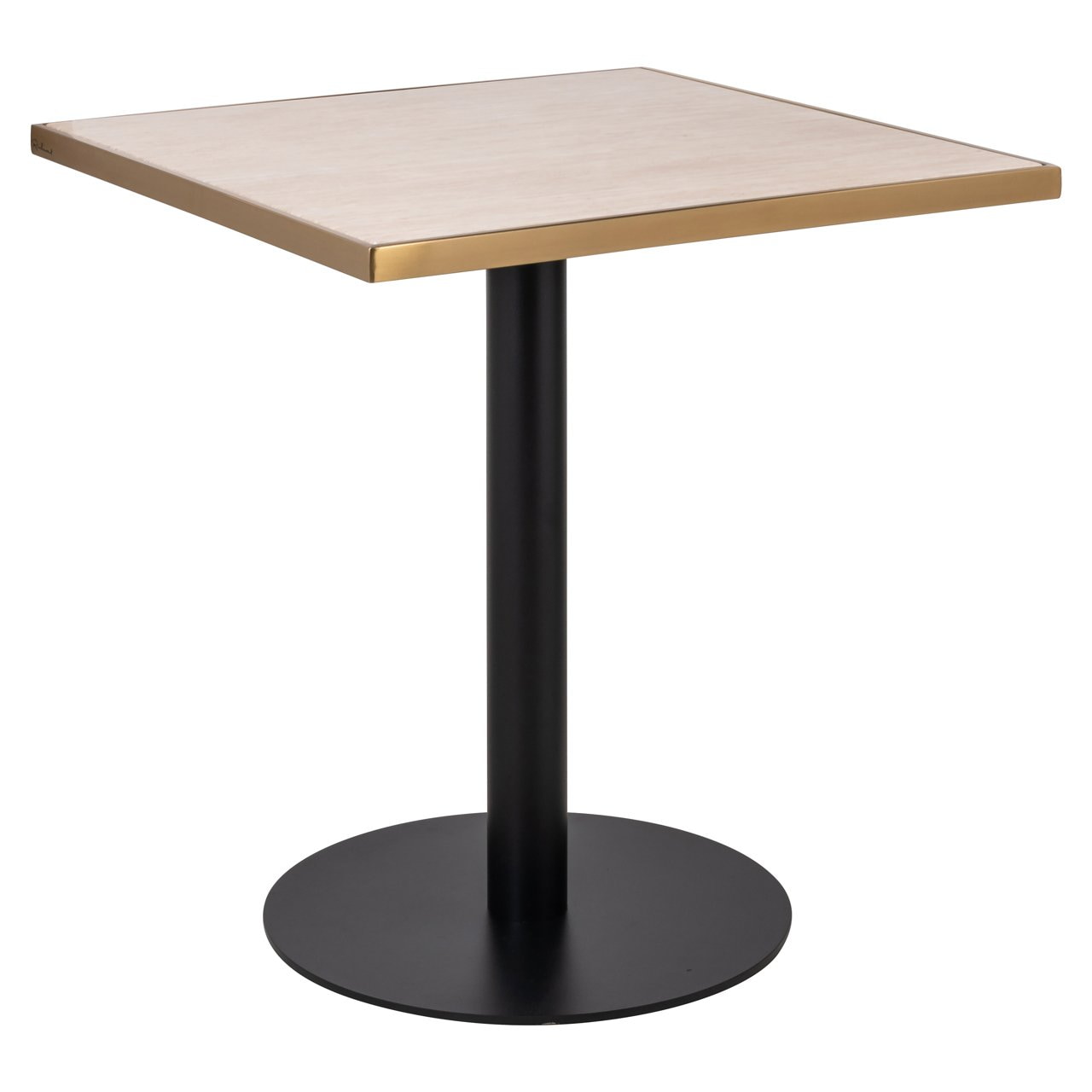 Richmond Bistrotafel Brazza Marmerlook, 70 x 70cm - Beige