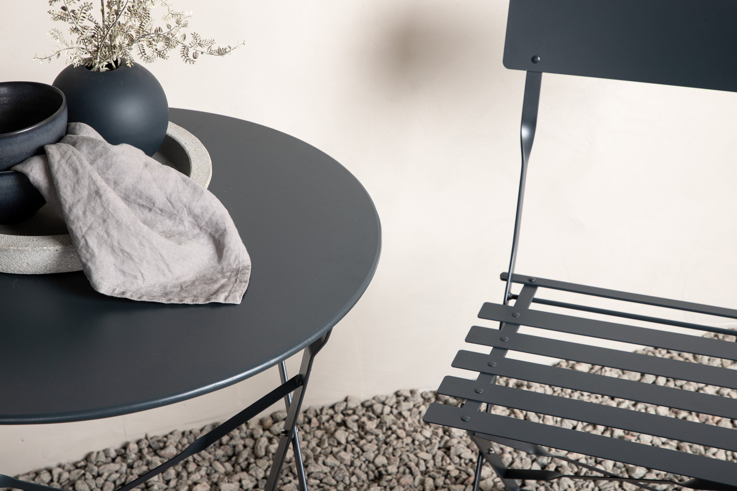 Nohr Bistroset 'Charee' kleur Donkergrijs