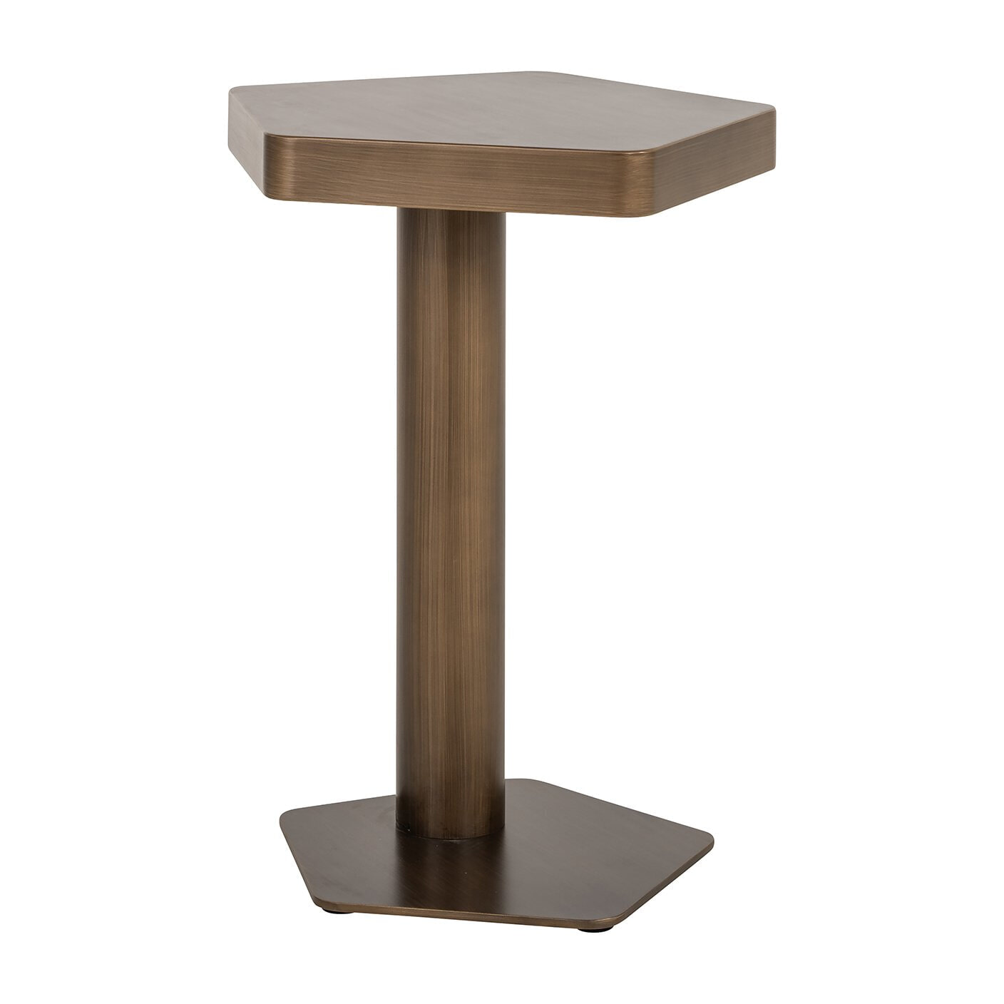 Richmond Laptoptafel 'Hexa' 45 x 44cm, kleur Brushed Gold