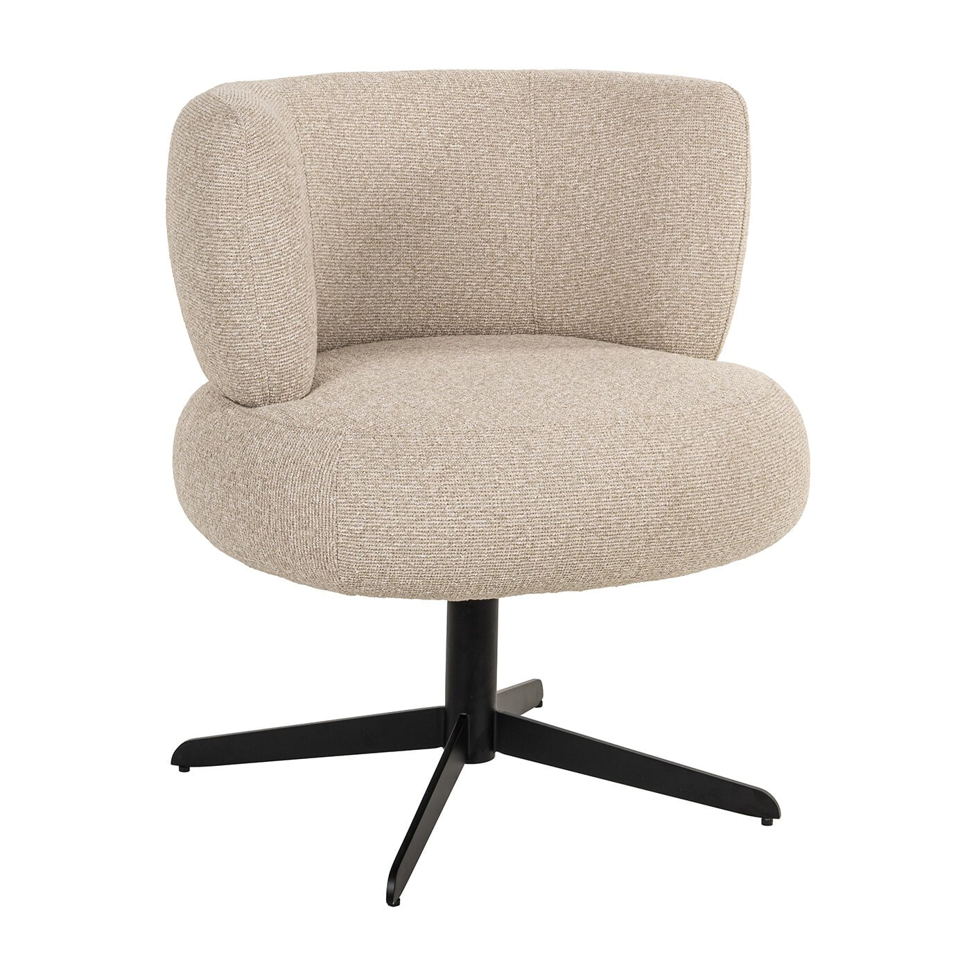 Richmond Draaibare Eetkamerstoel Alexis Bouclé - Zand