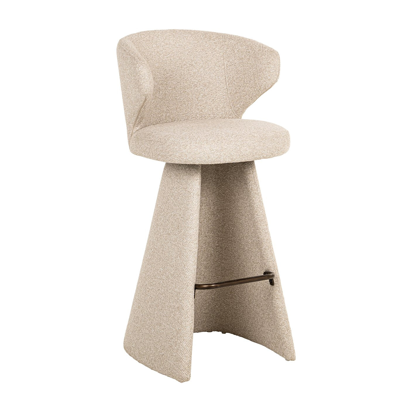 Richmond Barstoel 'Gatsbi' kleur Biscotti (zithoogte 75cm)