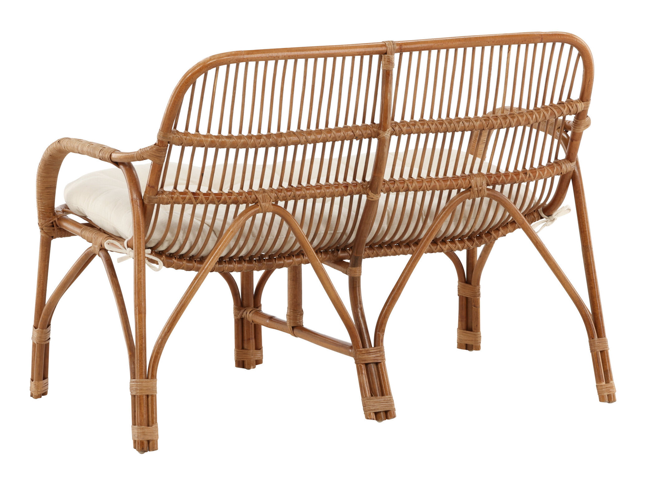Nohr 2-zits Tuinbank 'Albany' Rotan, kleur Naturel