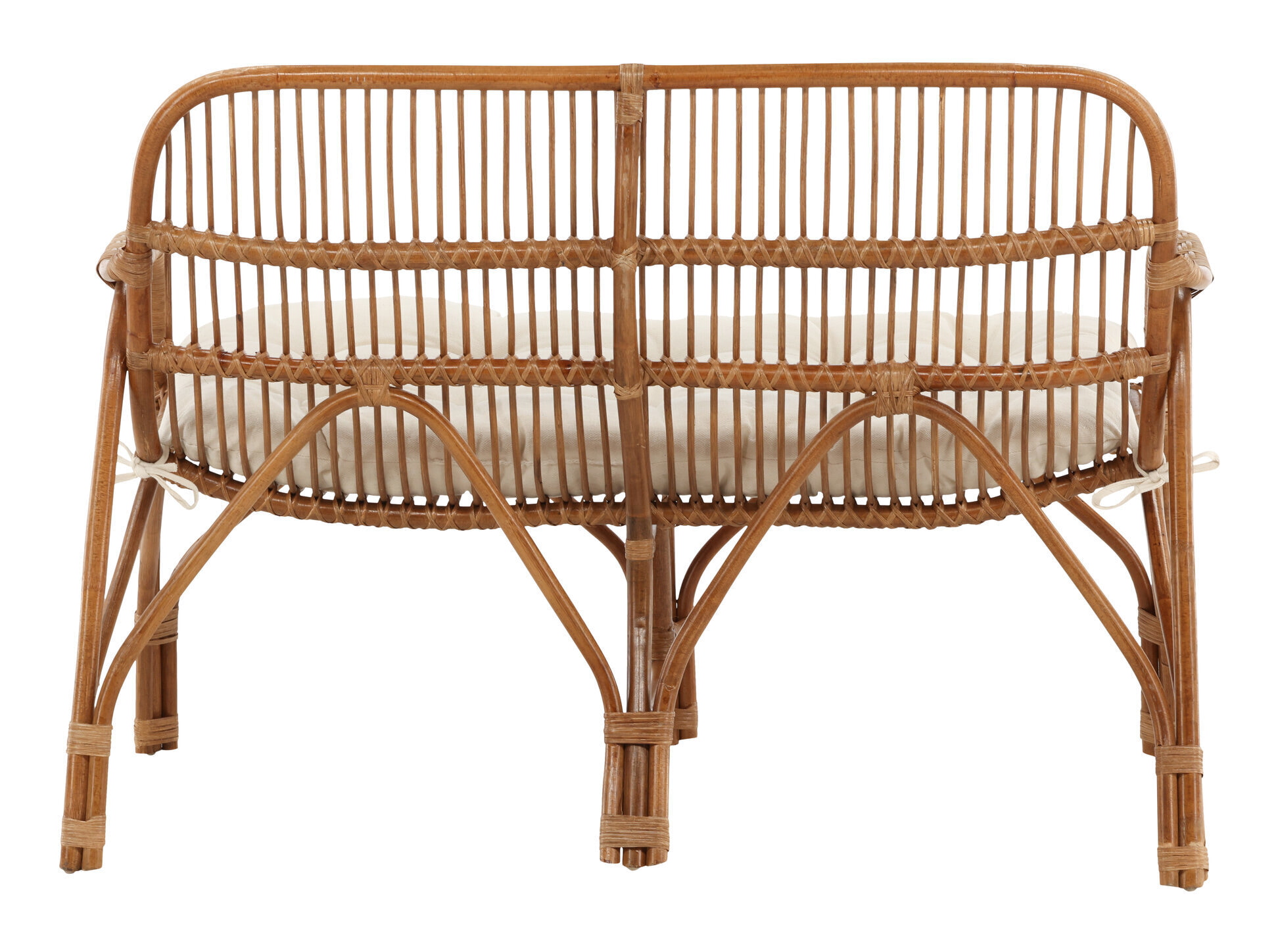 Nohr 2-zits Tuinbank 'Albany' Rotan, kleur Naturel
