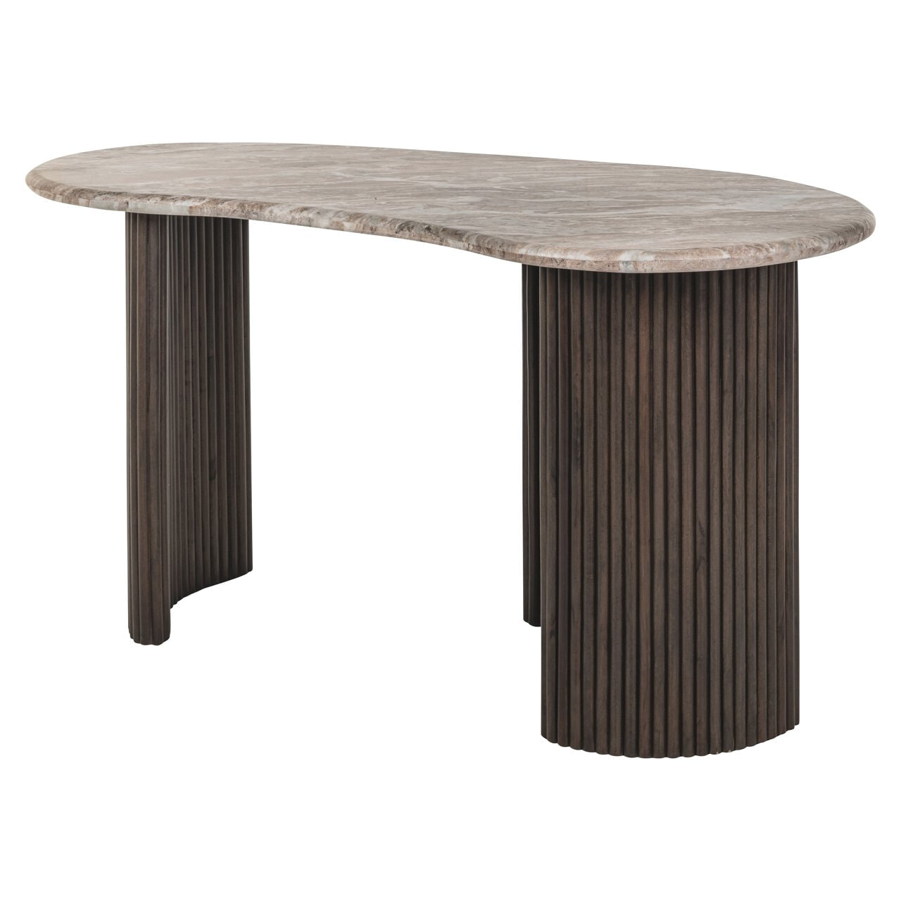 Richmond Organisch Bureau 'Rashford' Marmer en hout, 150cm