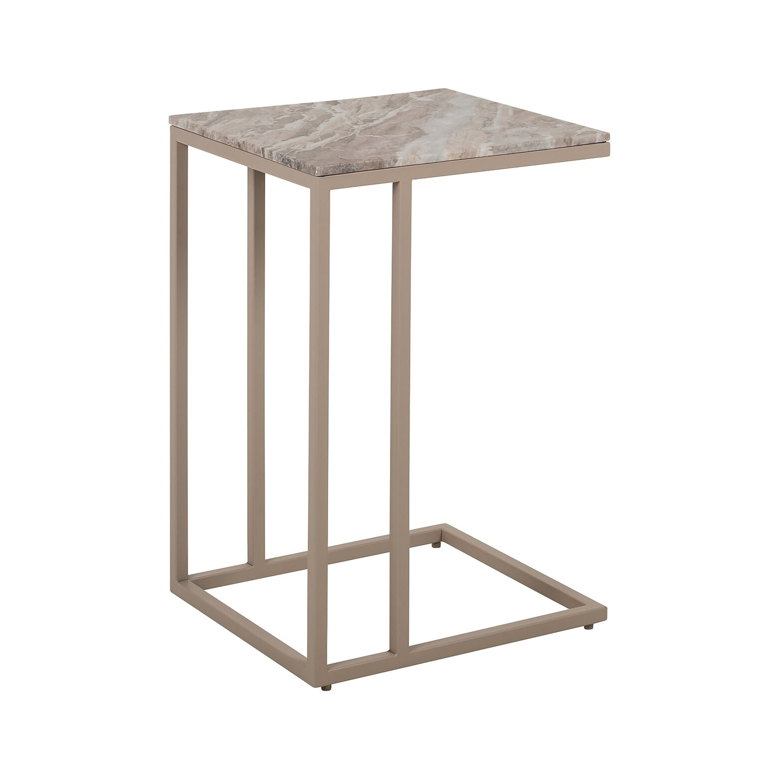 Richmond Laptoptafel Fairfax Marmer, 45 x 40cm - Stone - Vierkant