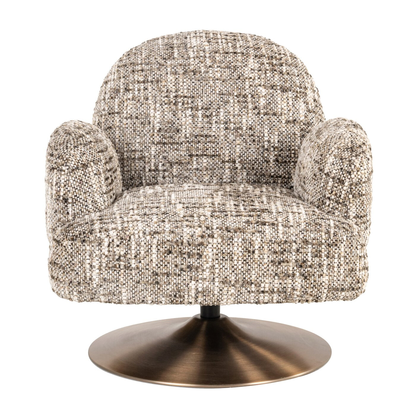 Richmond Draaifauteuil 'Kagney' Geweven stof, kleur Bruin