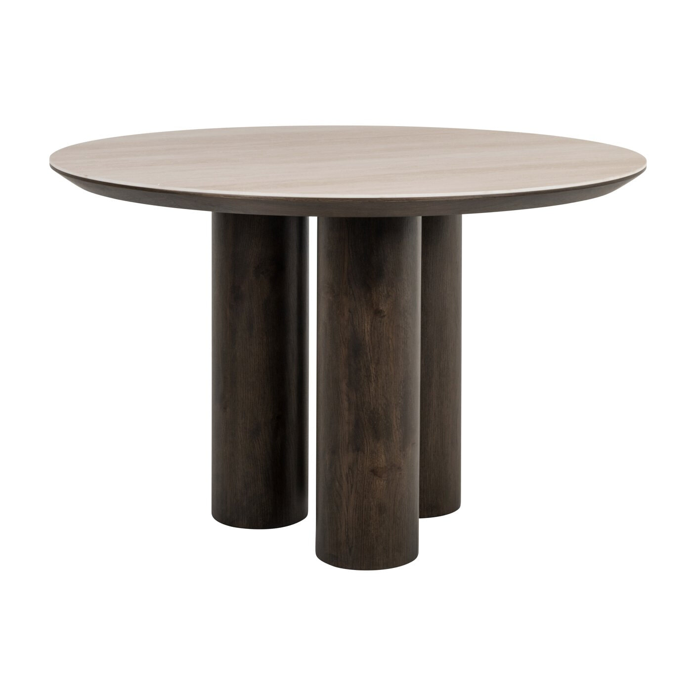 Richmond Ronde Eettafel 'Ritz' Eiken en travertin, 120cm