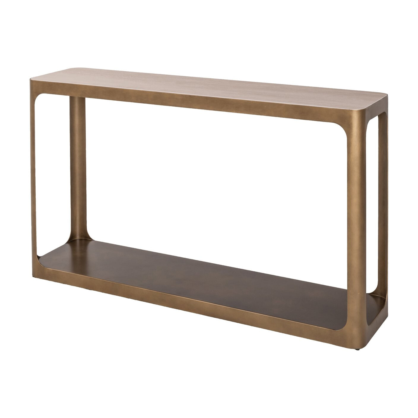 Richmond Sidetable 'Claridge' Keramiek/Glas en ijzer, 140cm
