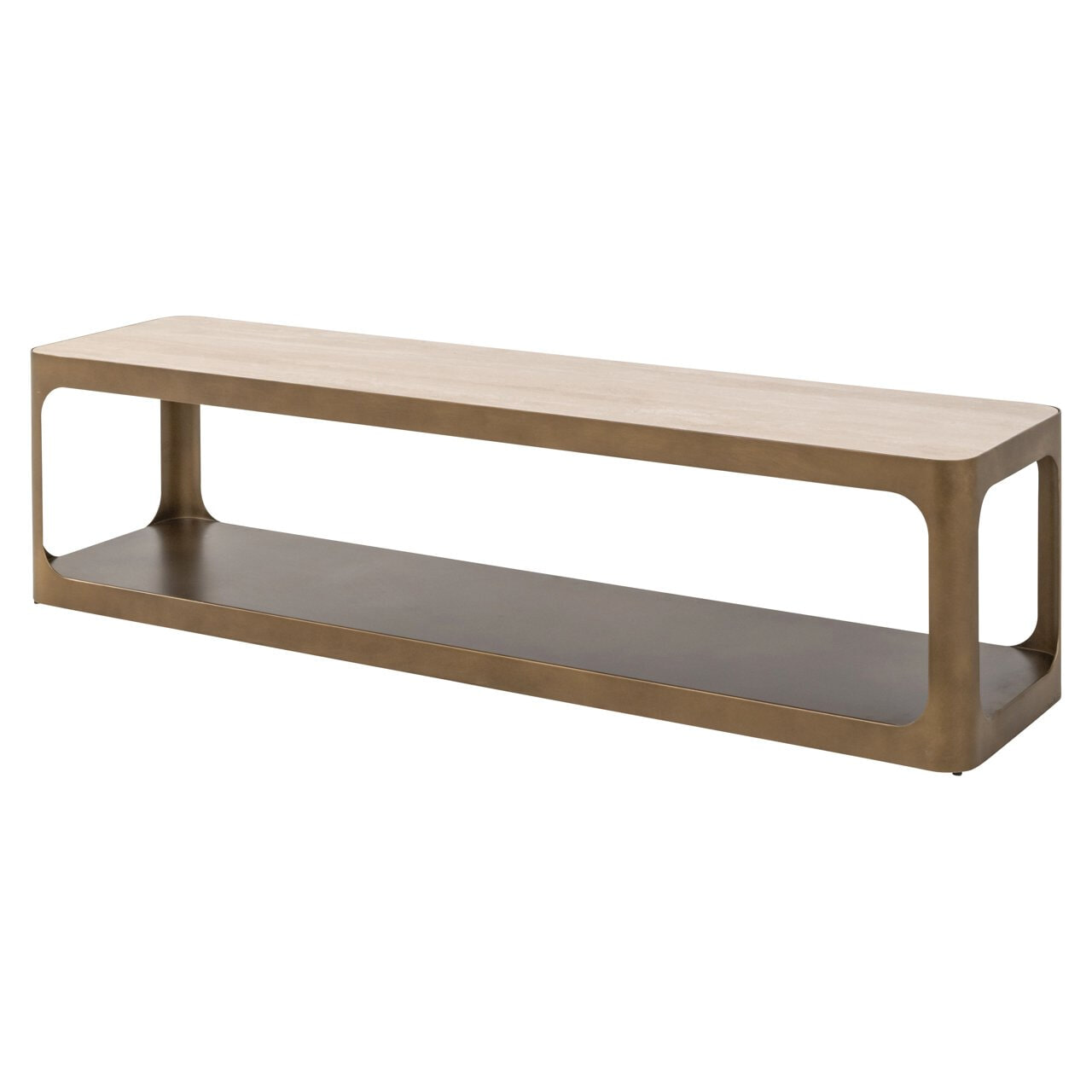 Richmond TV-meubel 'Claridge' Keramiek/Glas en ijzer, 160cm