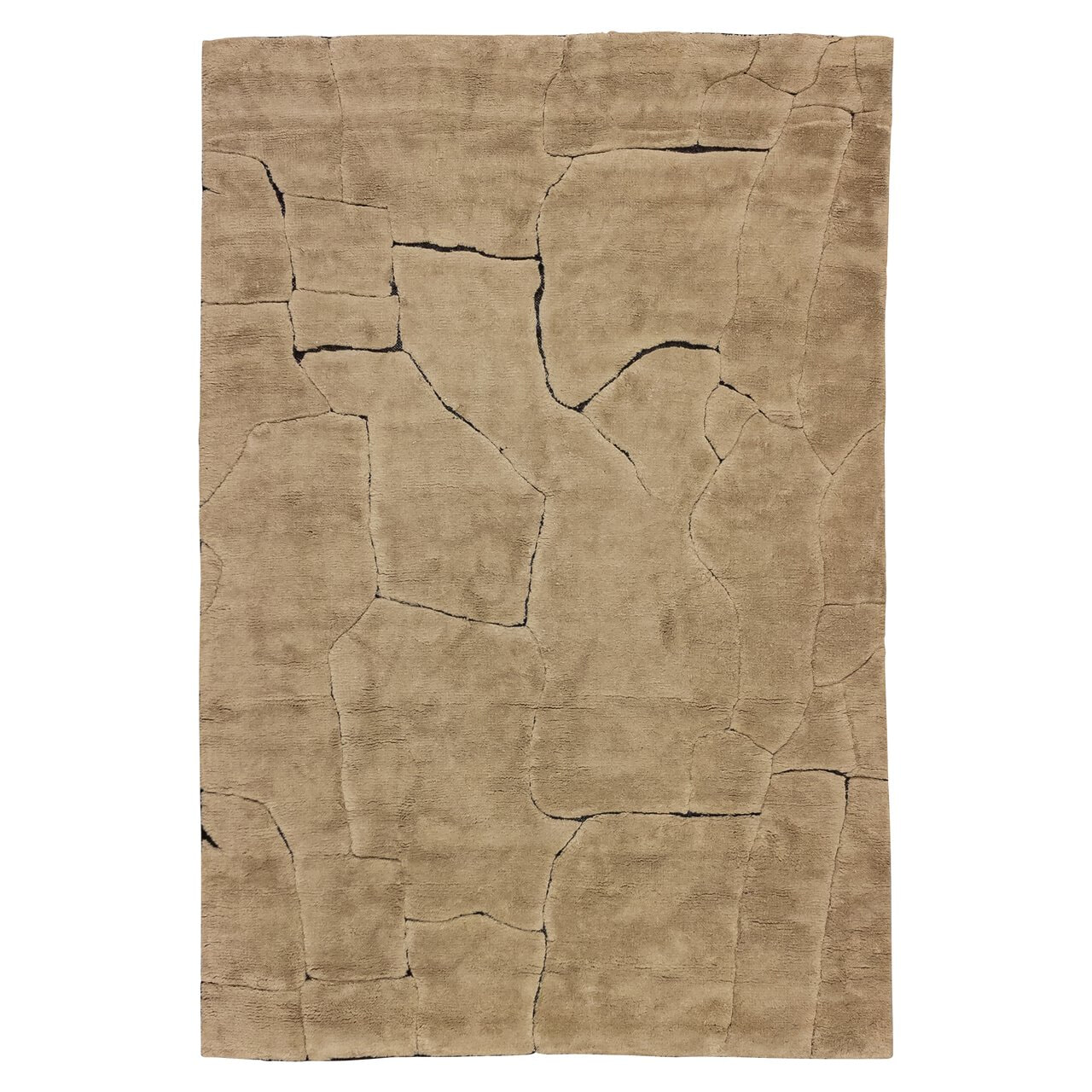 Richmond Vloerkleed Bhawan Wolmix, 200 x 300cm - Bruin