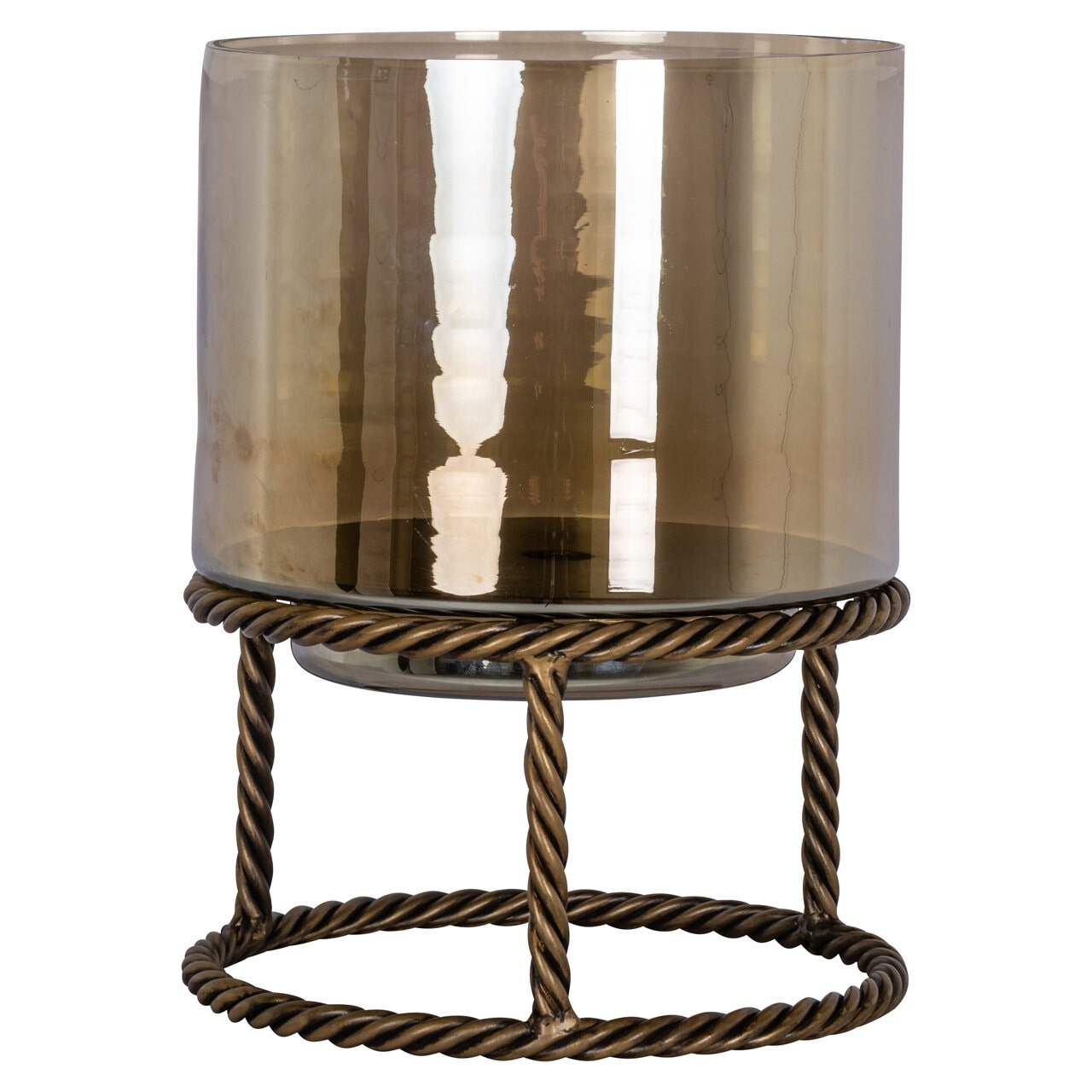 Richmond Windlicht 'Ropia' 32cm, kleur Goud