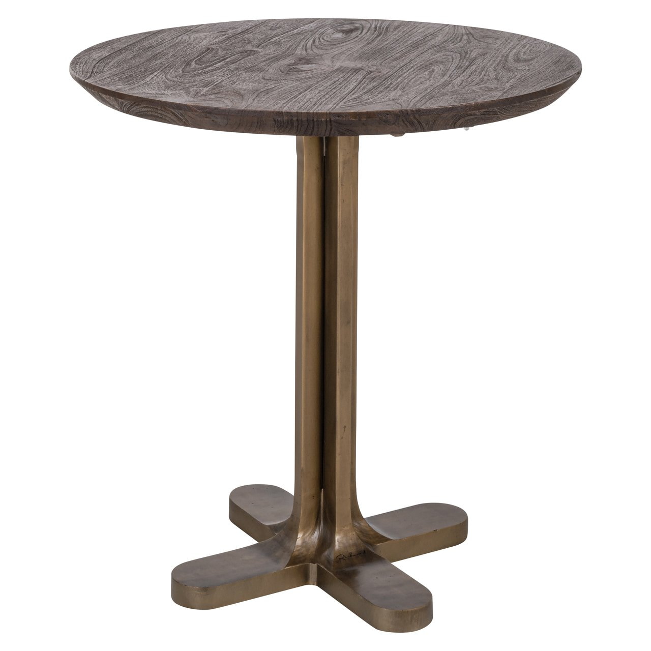 Richmond Ronde Bistrotafel Revelin Mangohout, 75cm - Donkerbruin