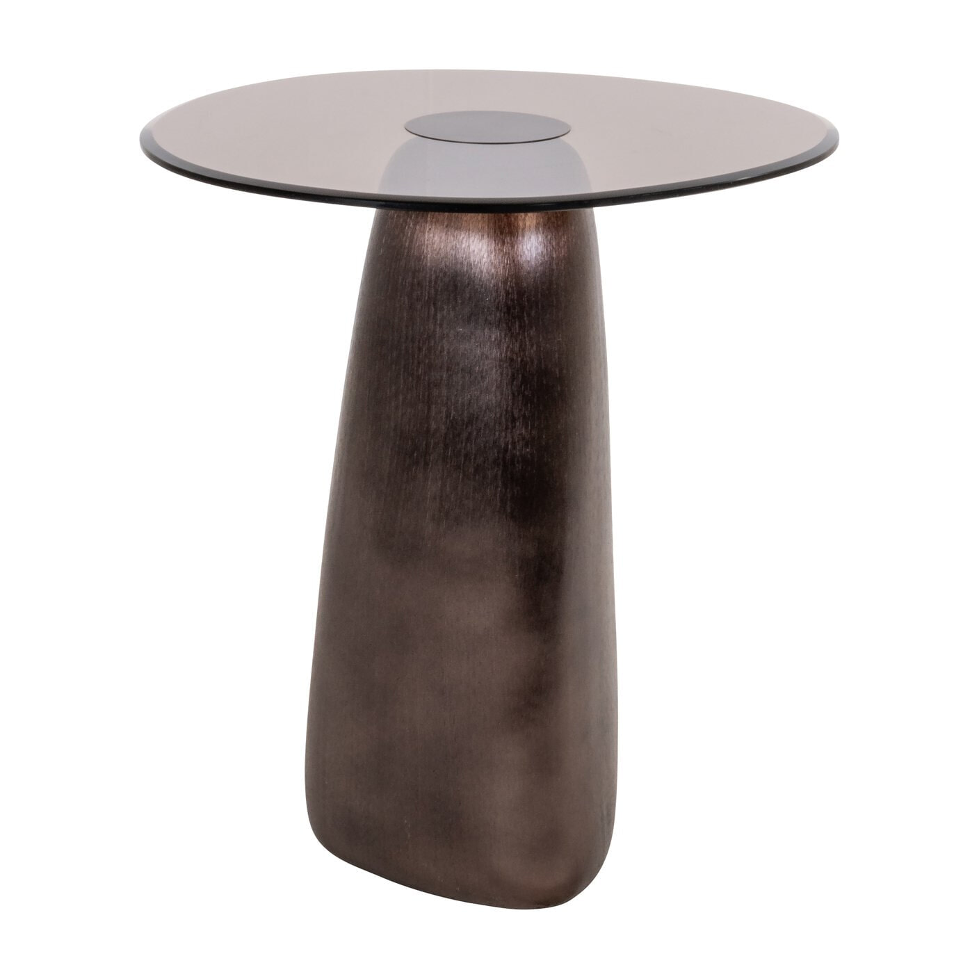 Richmond Organische Bijzettafel 'Hayden' Glas, 57 x 55cm